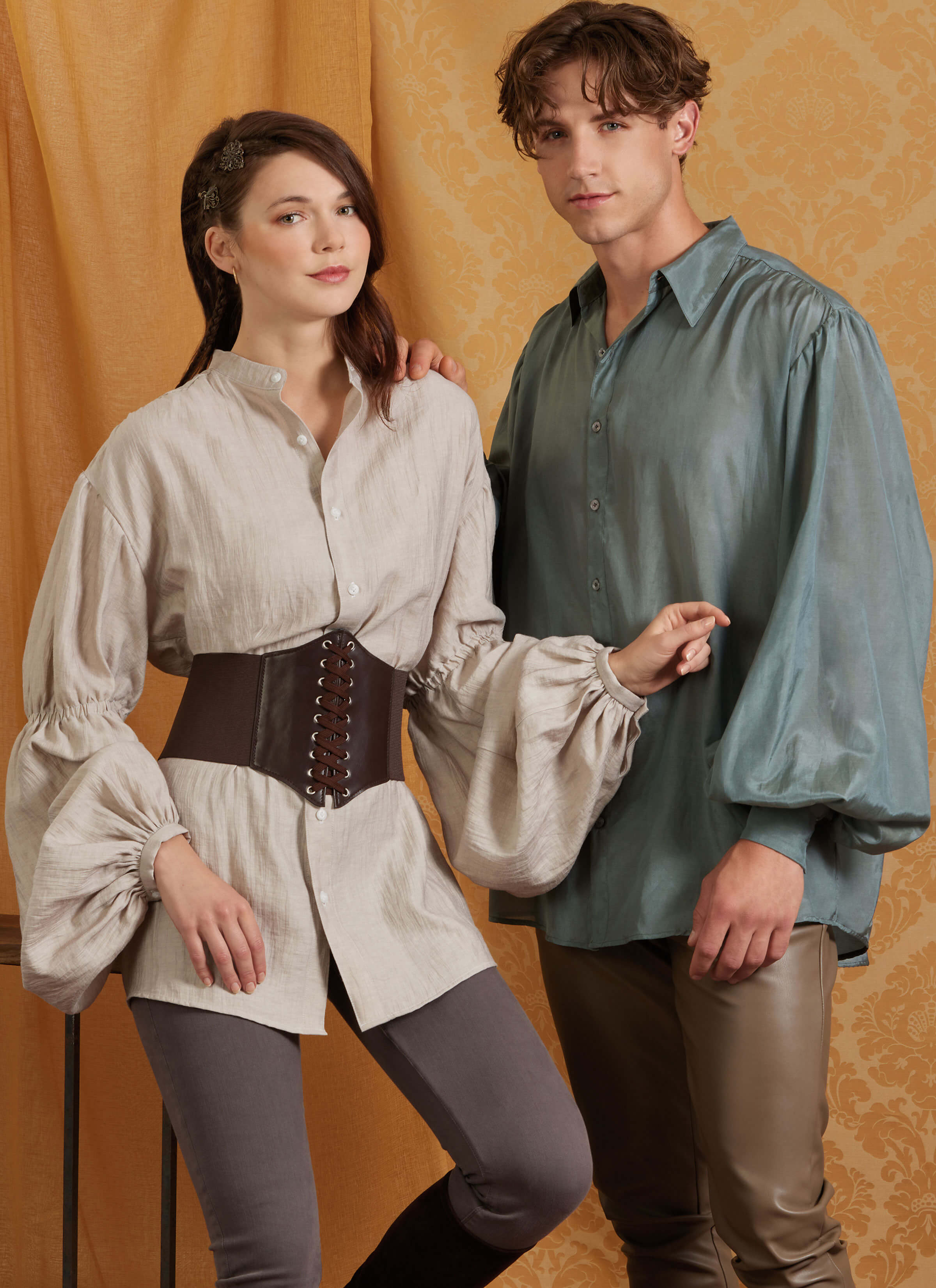 Simplicity Sewing Pattern S3062 Unisex Costume Shirts by Scissor IMP Workshop