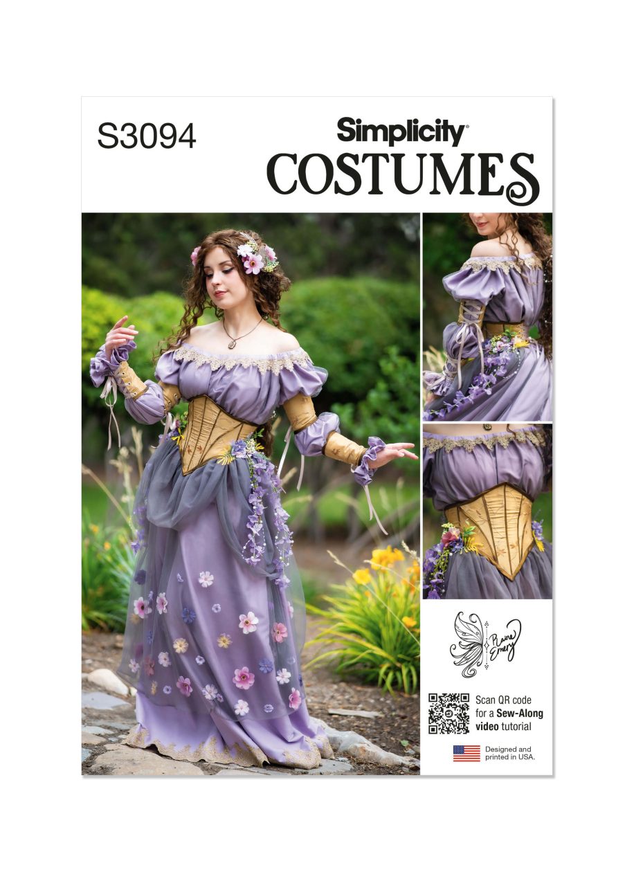 Simplicity Sewing Pattern S3094 Misses' Costume by Raine Emery