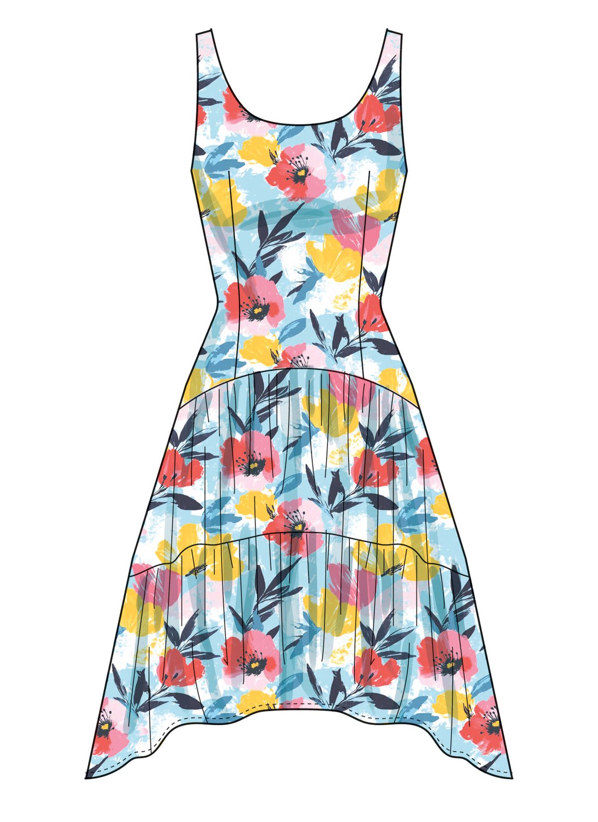 Simplicity Sewing Pattern S3129 Misses' Dresses with Petite Lines