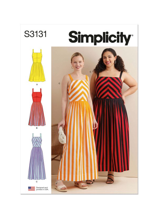 Simplicity Sewing Pattern S3131 Misses' and Women's Dress in Three Lengths