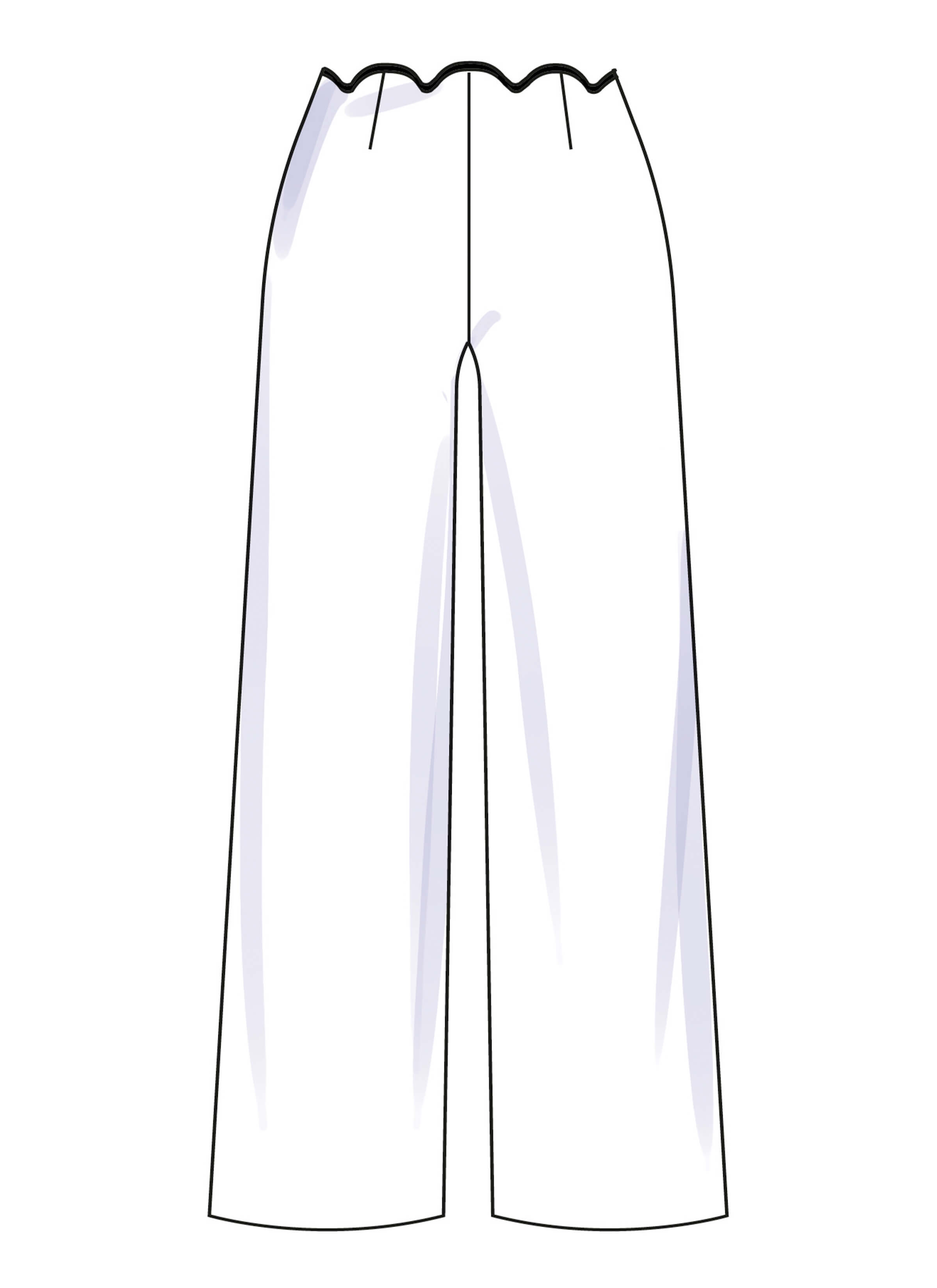 Simplicity Sewing Pattern S3141 Misses' Scalloped Tops, Shorts and Pants