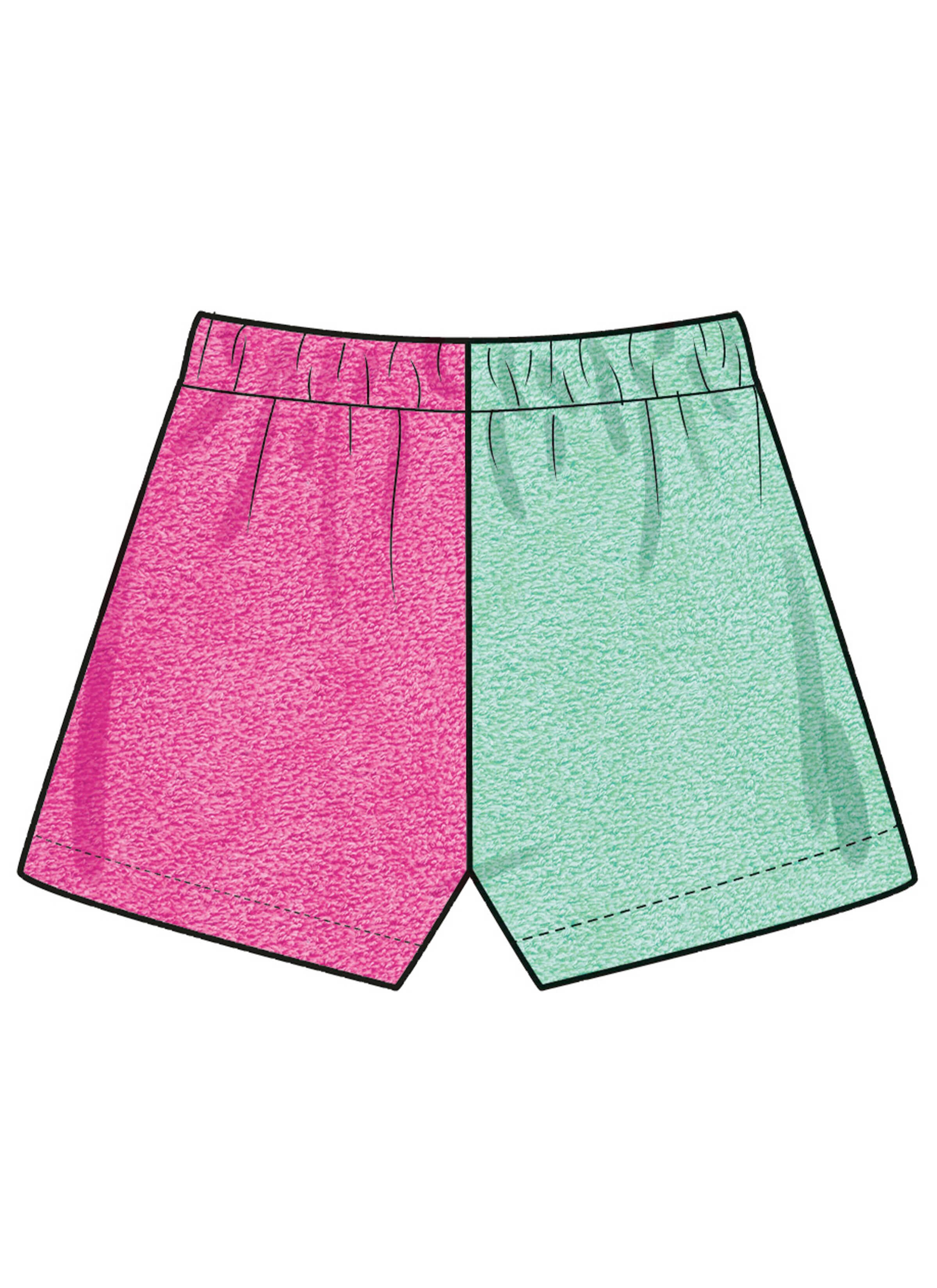 Simplicity Sewing Pattern S3145 Babies' Contrast Shirt and Shorts