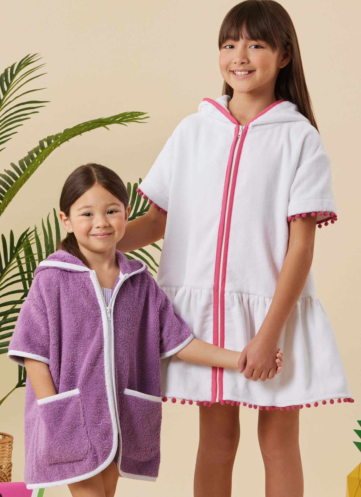 Simplicity Sewing Pattern S3147 Children's and Girls' Hooded Cover Up