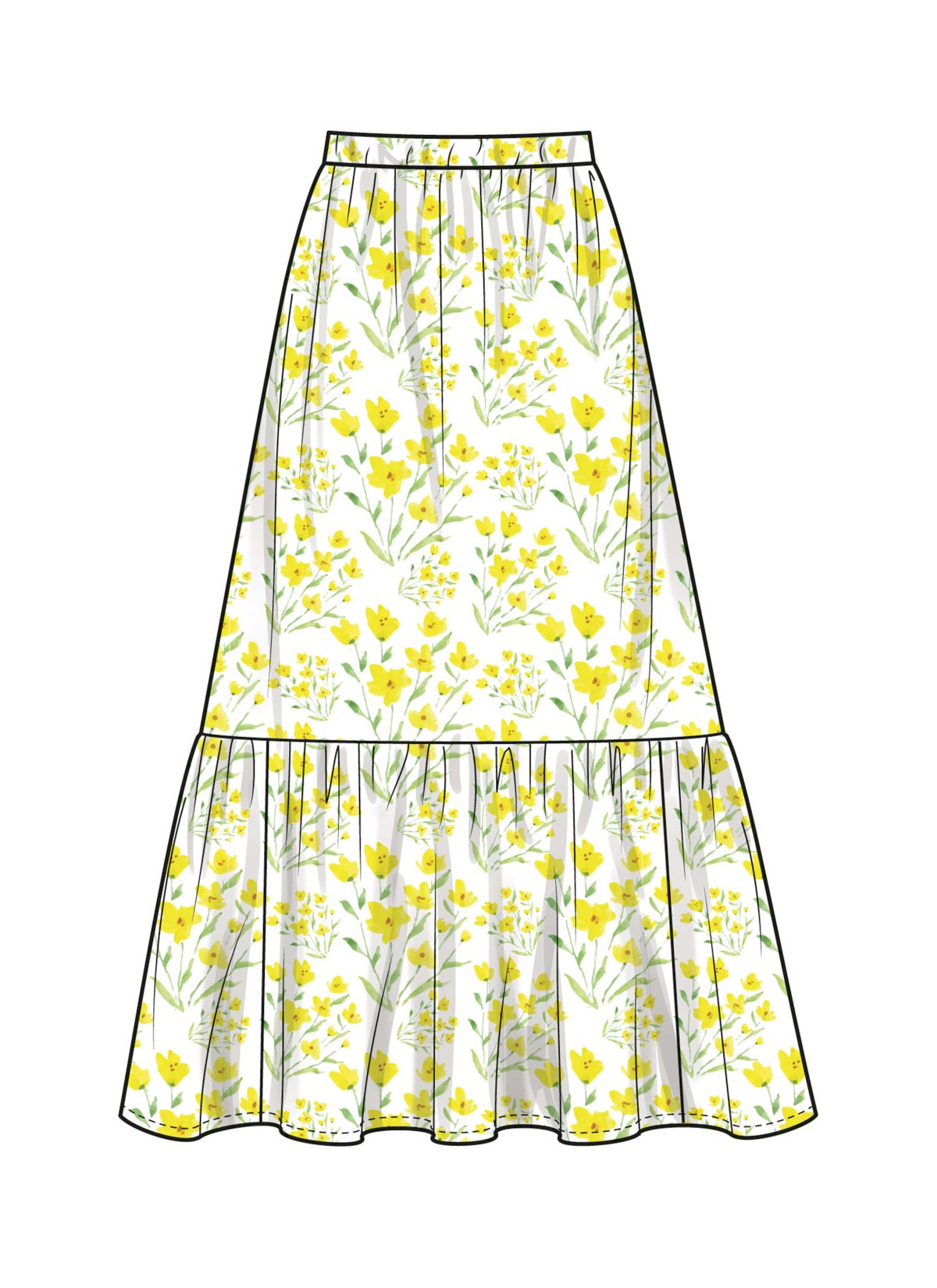 Simplicity Sewing Pattern S3148 Girls' Ruffle Top and Skirt