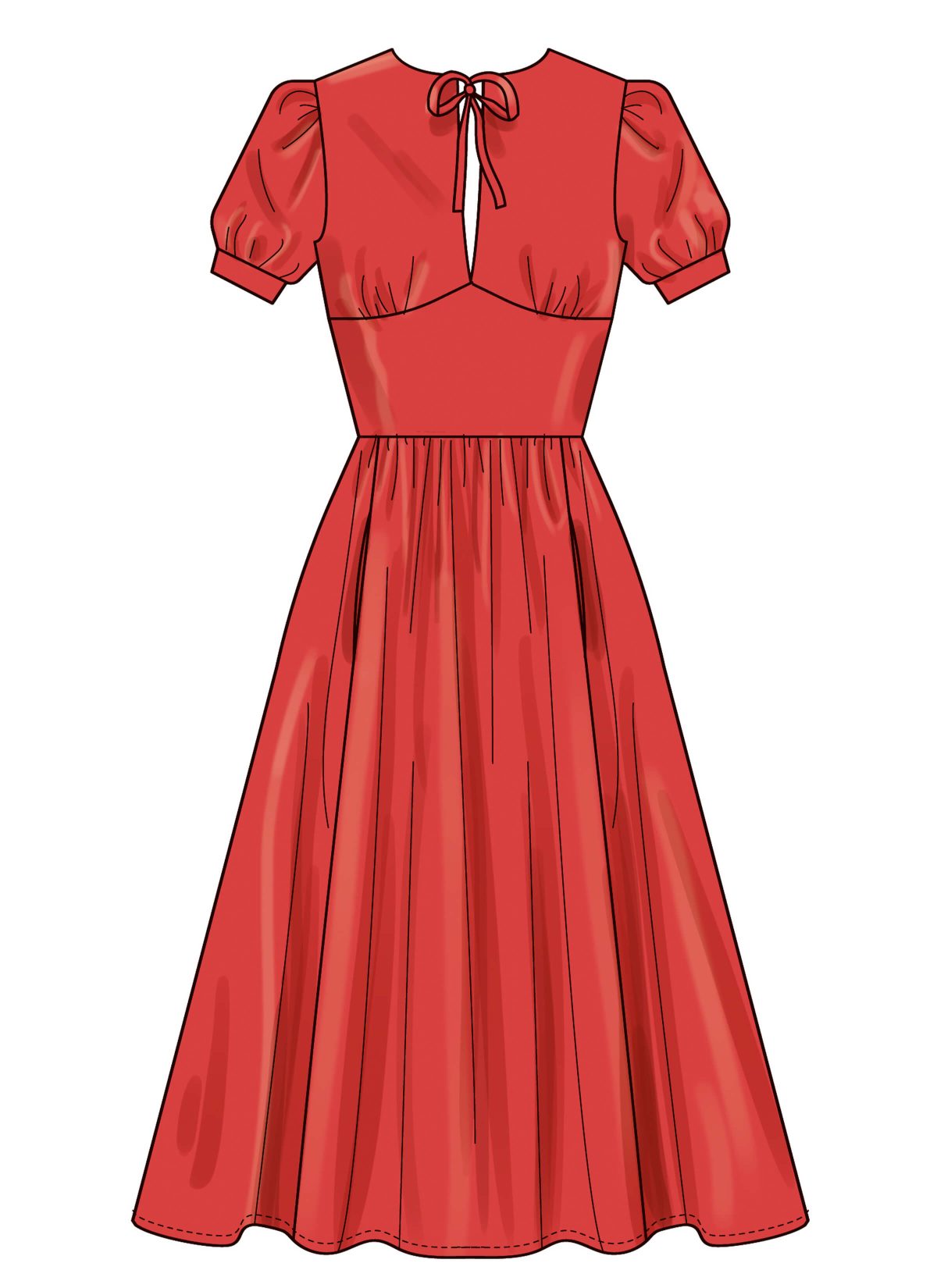 Simplicity Sewing Pattern S3163 Misses' and Women's Dress with Sleeve Variations In Two Lengths
