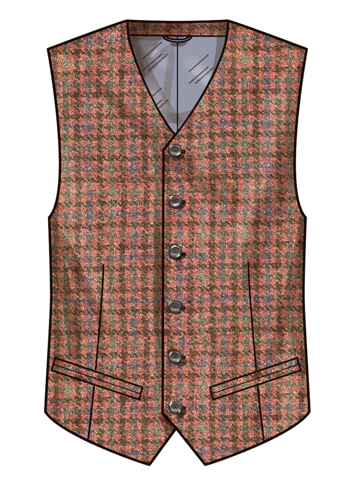Simplicity Sewing Pattern S3172 Men's Vest and Slim Fit Shirt