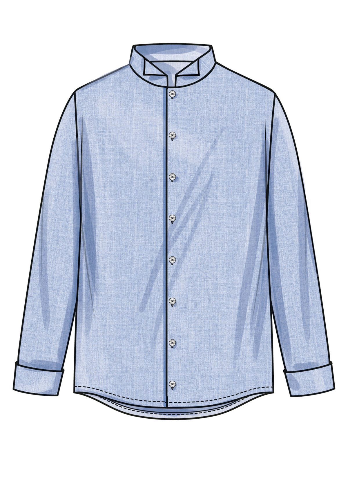 Simplicity Sewing Pattern S3172 Men's Vest and Slim Fit Shirt