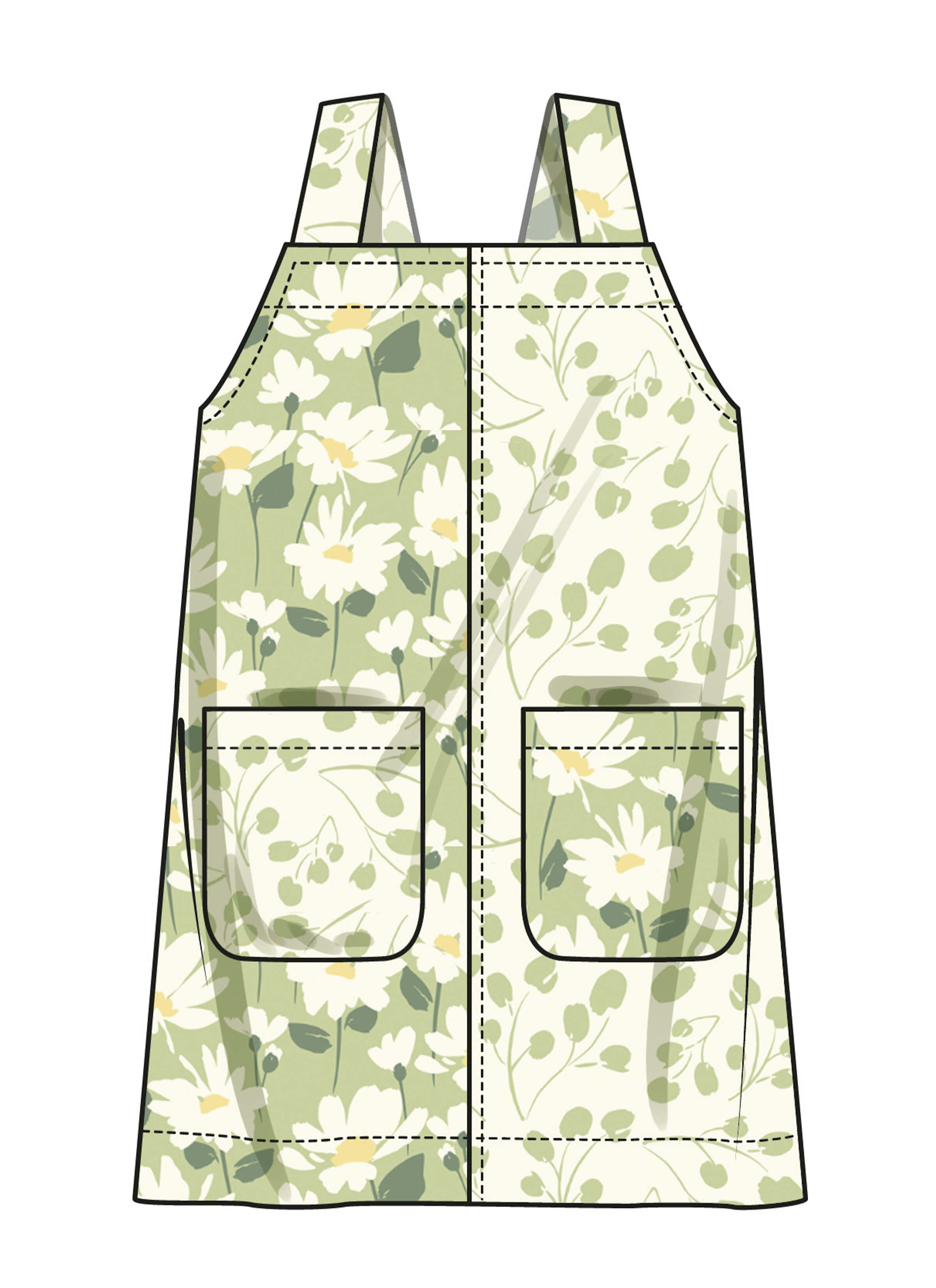 Simplicity Sewing Pattern S3174 Children's and Girls Learn to Sew Jumpers