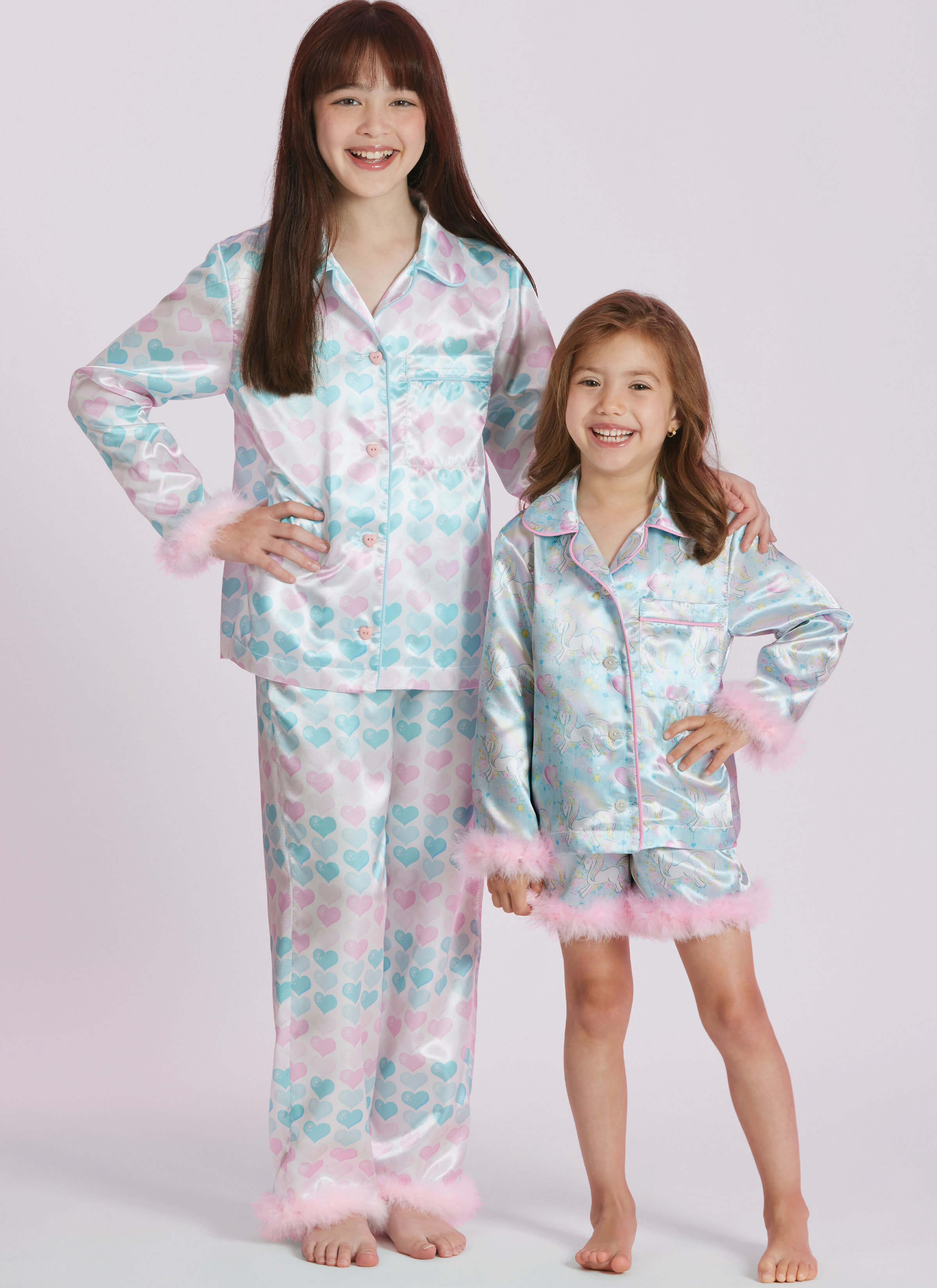 Simplicity Sewing Pattern S3176 Children's and Girls' Lounge Shirt, Shorts and Trousers