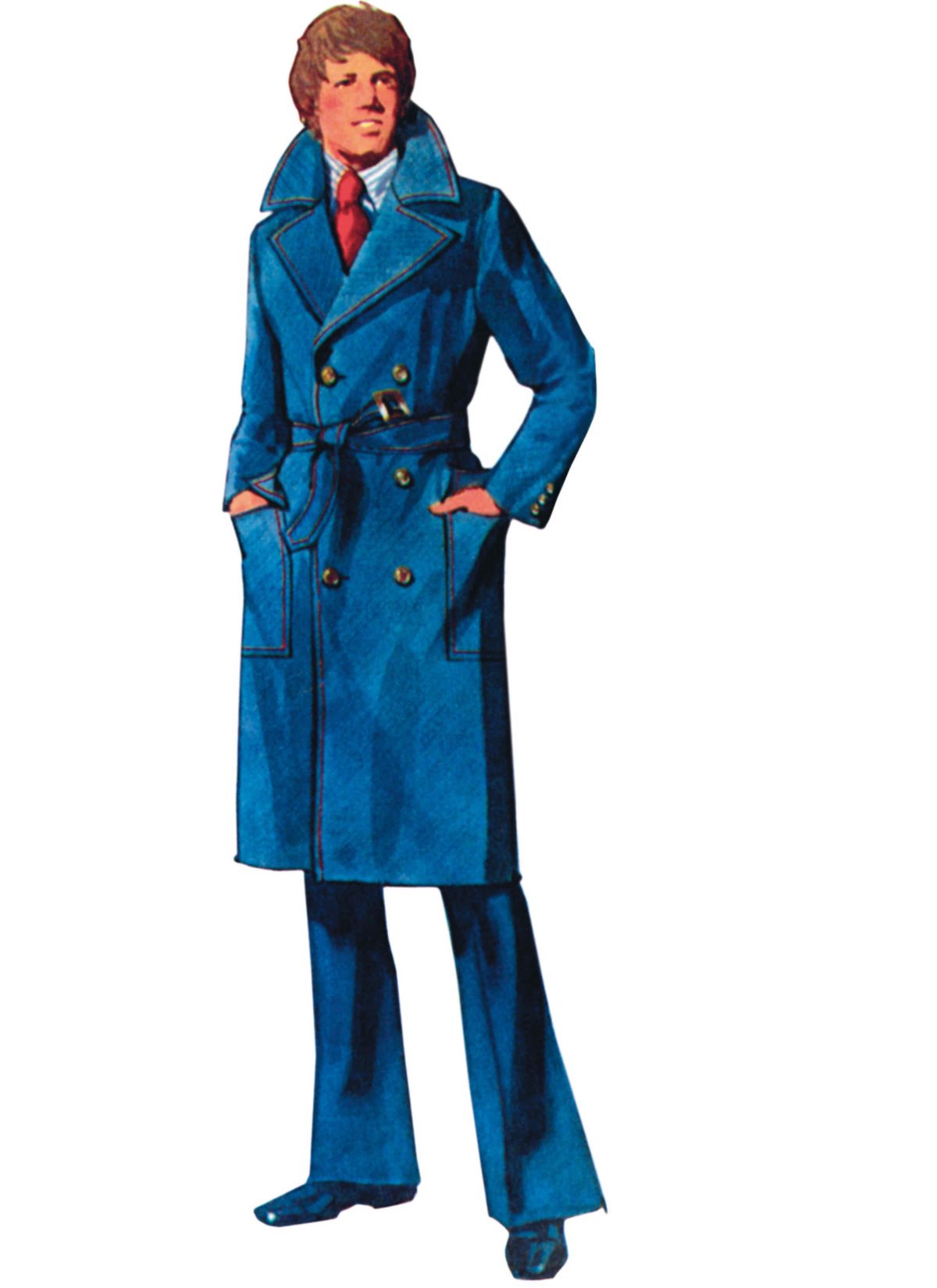 Simplicity Sewing Pattern S3177 Men's Overcoat in Two Lengths