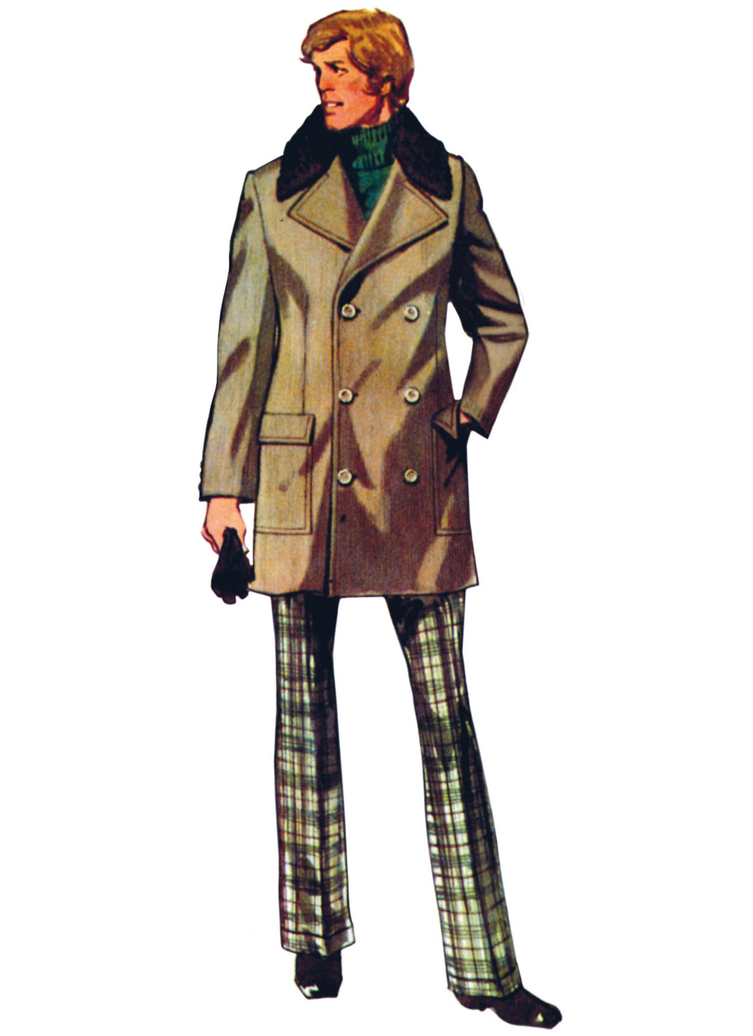 Simplicity Sewing Pattern S3177 Men's Overcoat in Two Lengths