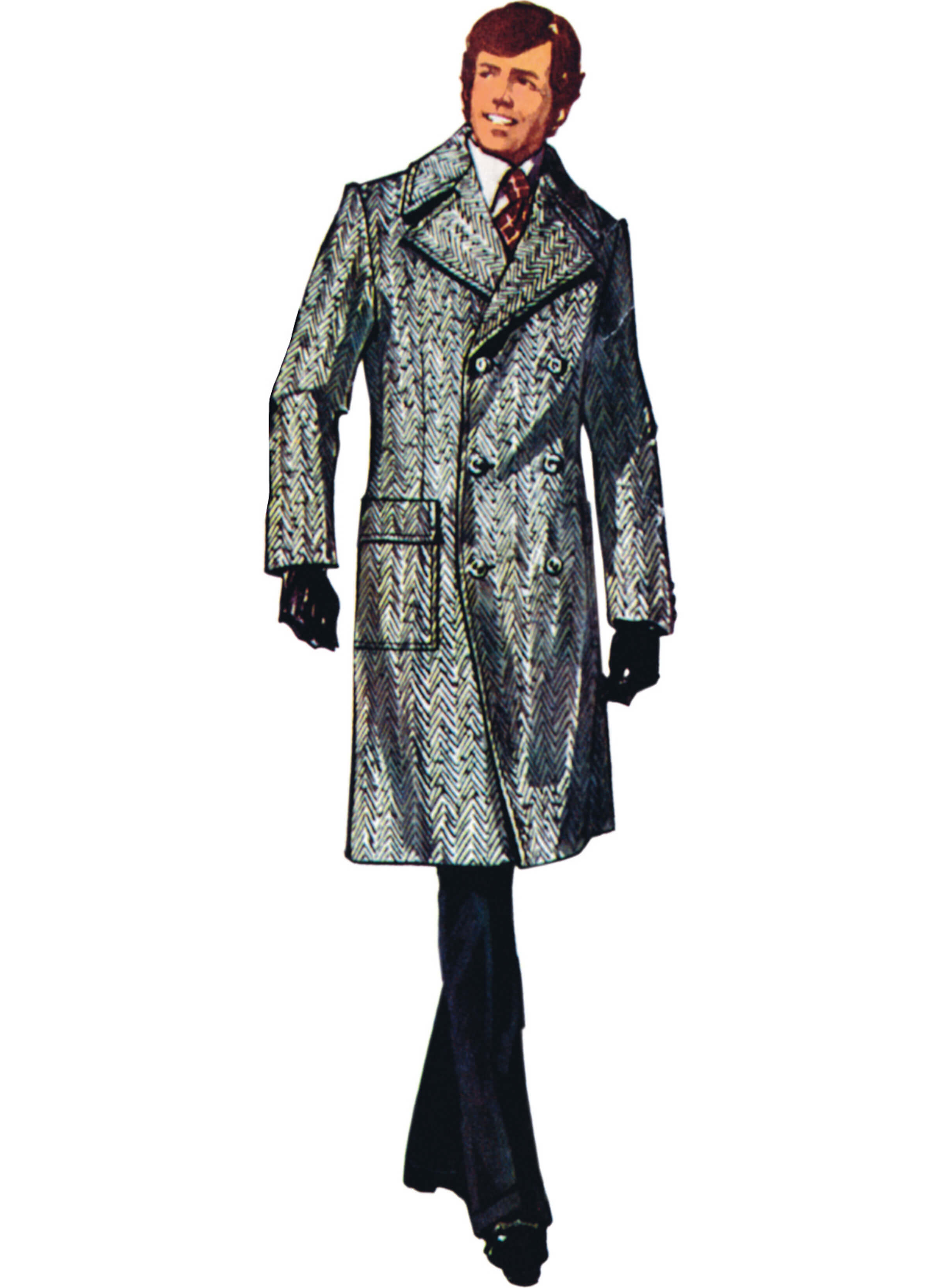 Simplicity Sewing Pattern S3177 Men's Overcoat in Two Lengths