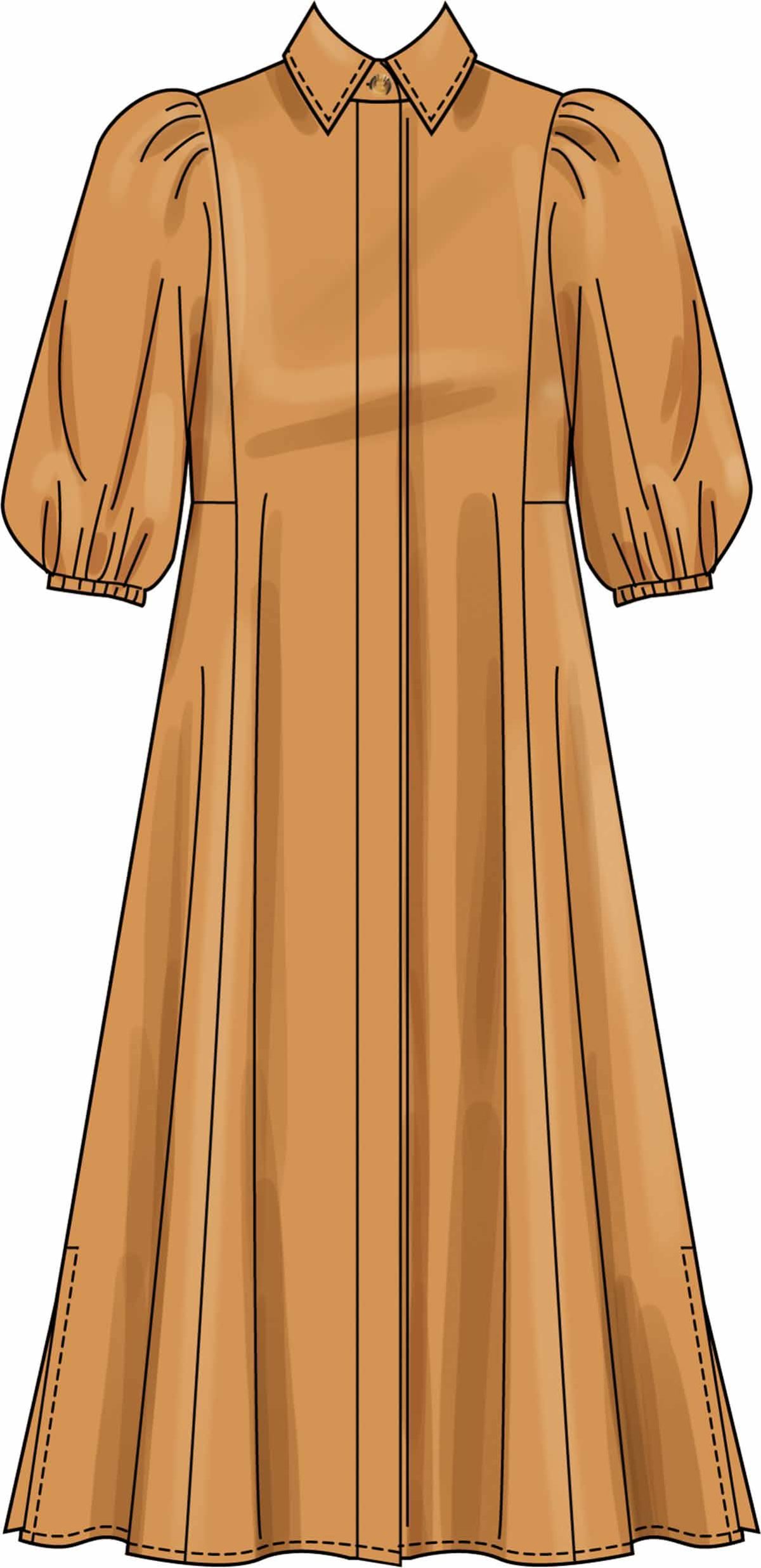 Simplicity Sewing Pattern S3193 Misses' Shirtdress with Sleeve and Length Variations