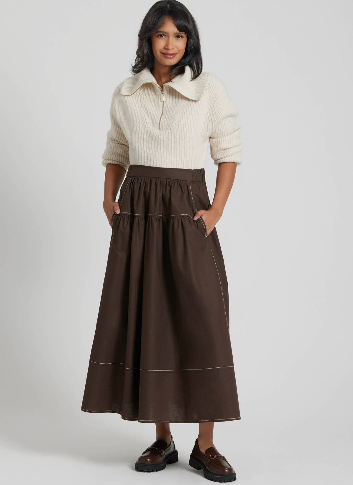 Simplicity Sewing Pattern S3198 Misses' Gathered Skirt in Two Lengths