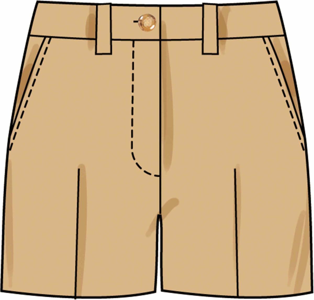 Simplicity Sewing Pattern S3199 Misses' and Miss Petite Shorts and Trousers