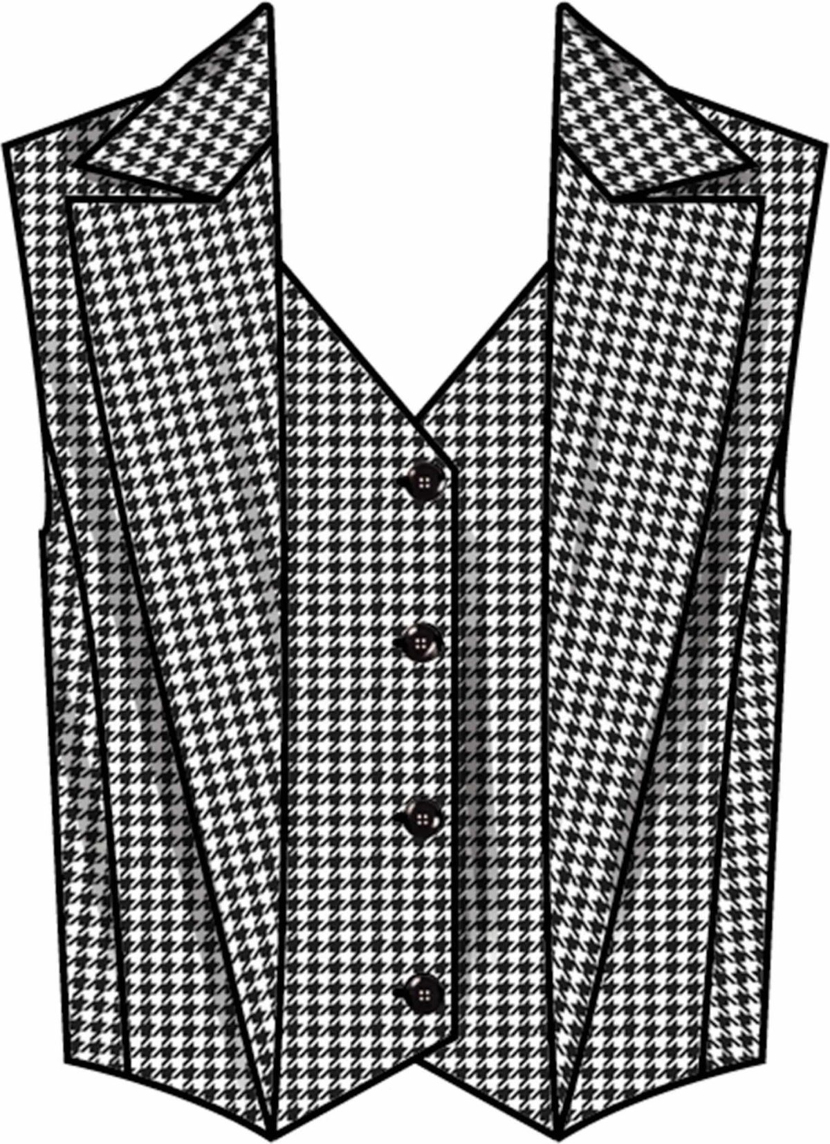 Simplicity Sewing Pattern S3200 Misses' Waistcoat and Trousers