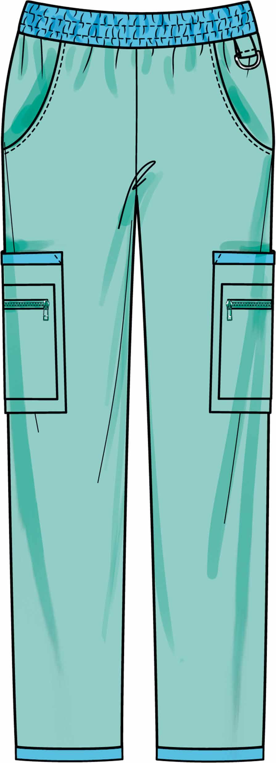 Simplicity Sewing Pattern S3203 Unisex Scrubs