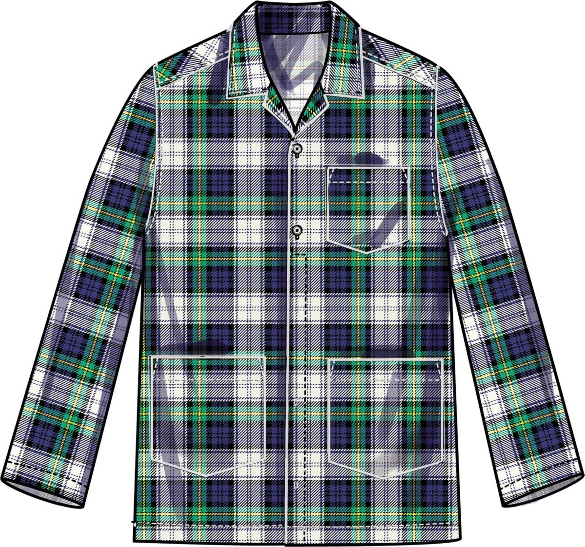 Simplicity Sewing Pattern S3204 Unisex Pyjamas