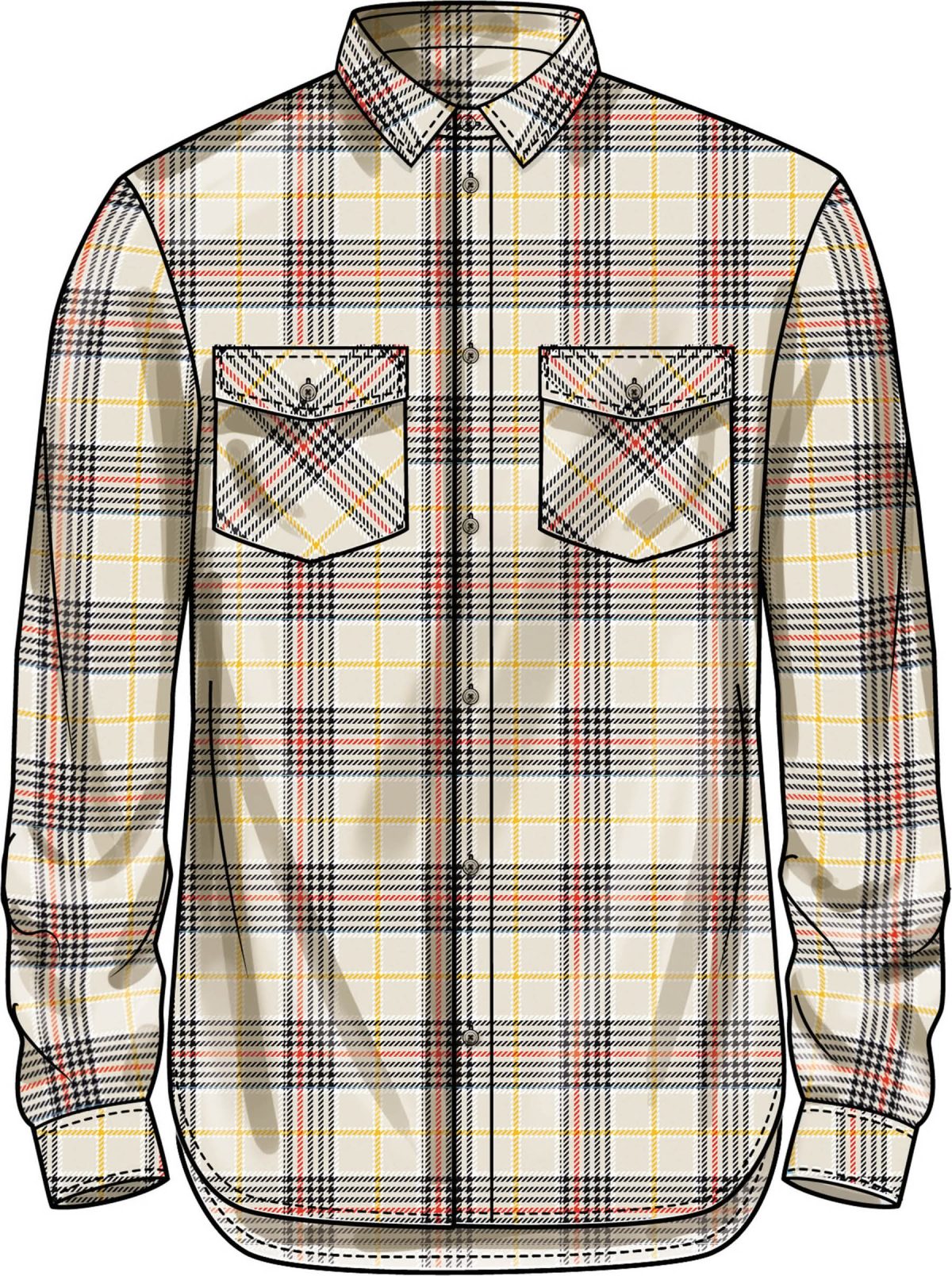 Simplicity Sewing Pattern S3206 Men's Shirt