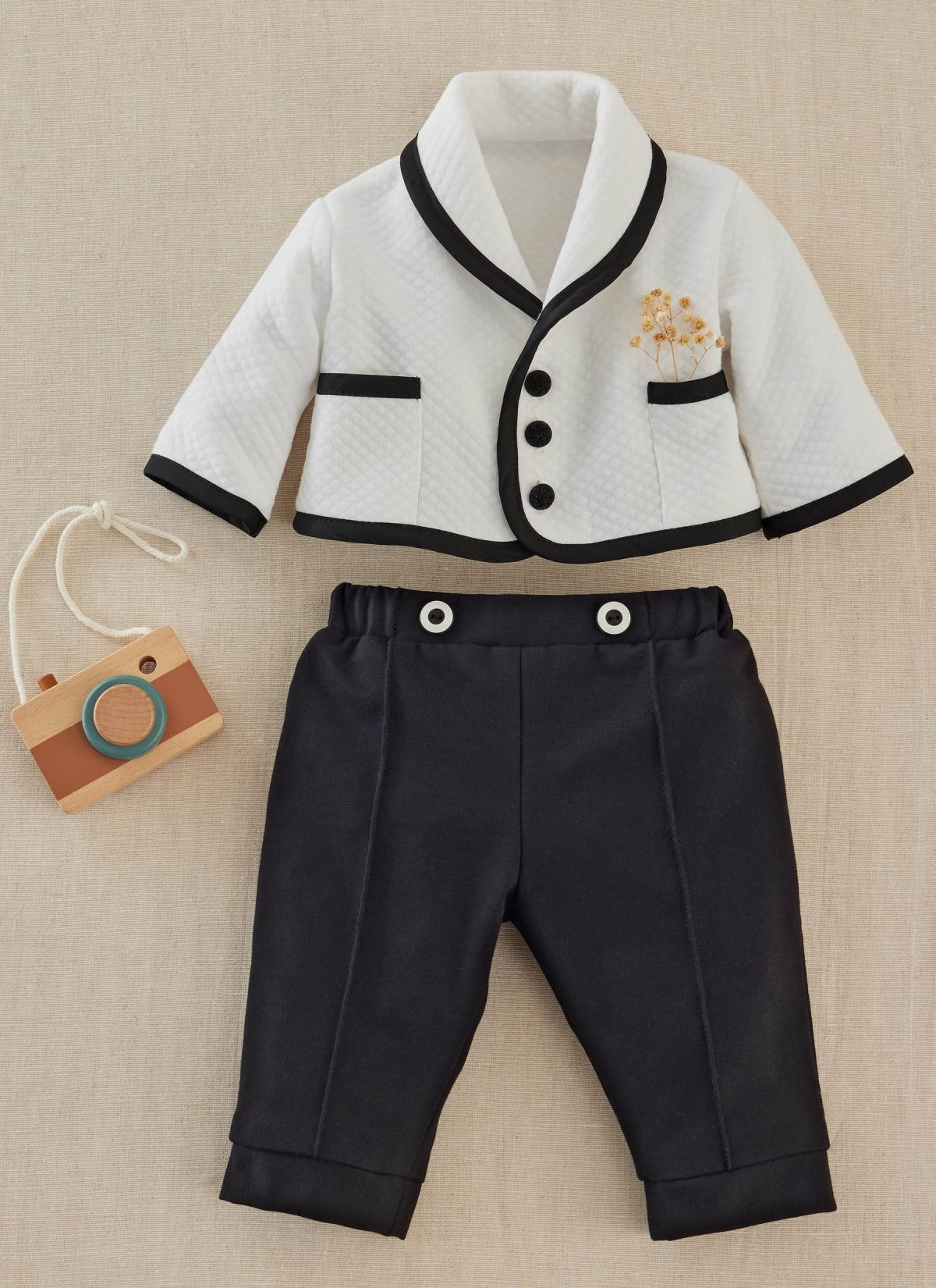 Simplicity Sewing Pattern S3208 Babies' Jacket, Trousers in Two Lengths and Cap in S-M-L