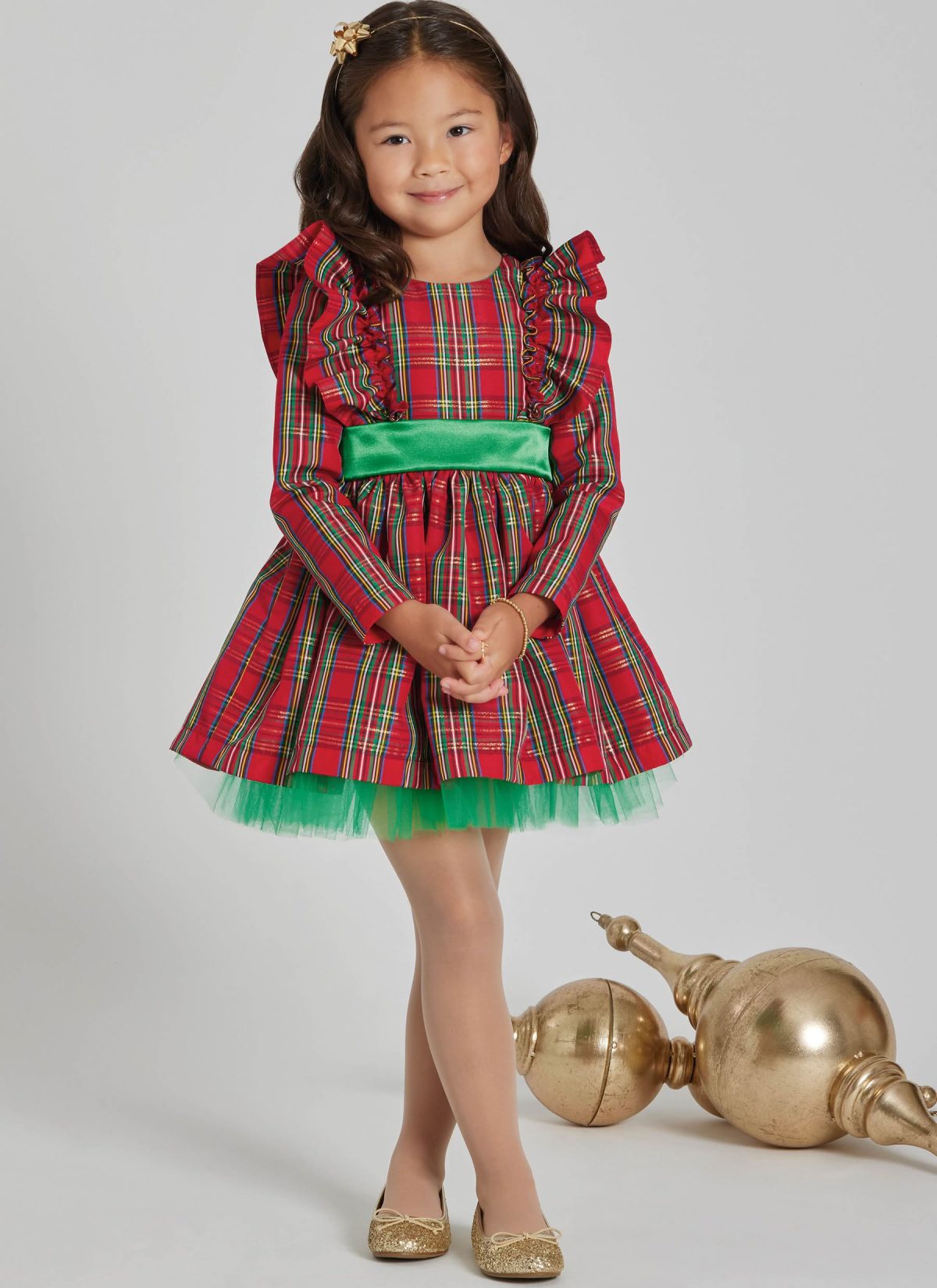 Simplicity Sewing Pattern S3209 Children's Dress with Sleeve Variations