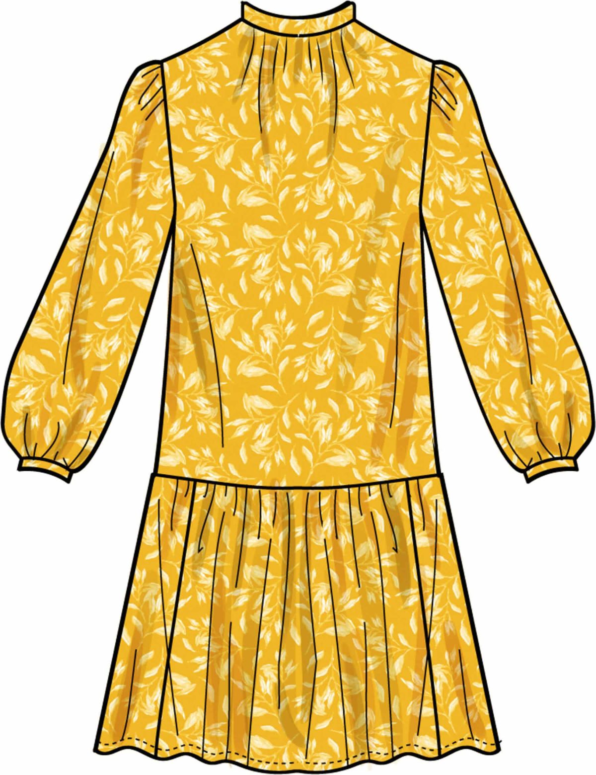 Simplicity Sewing Pattern S3211 Girls' Dress with Sleeve Variations