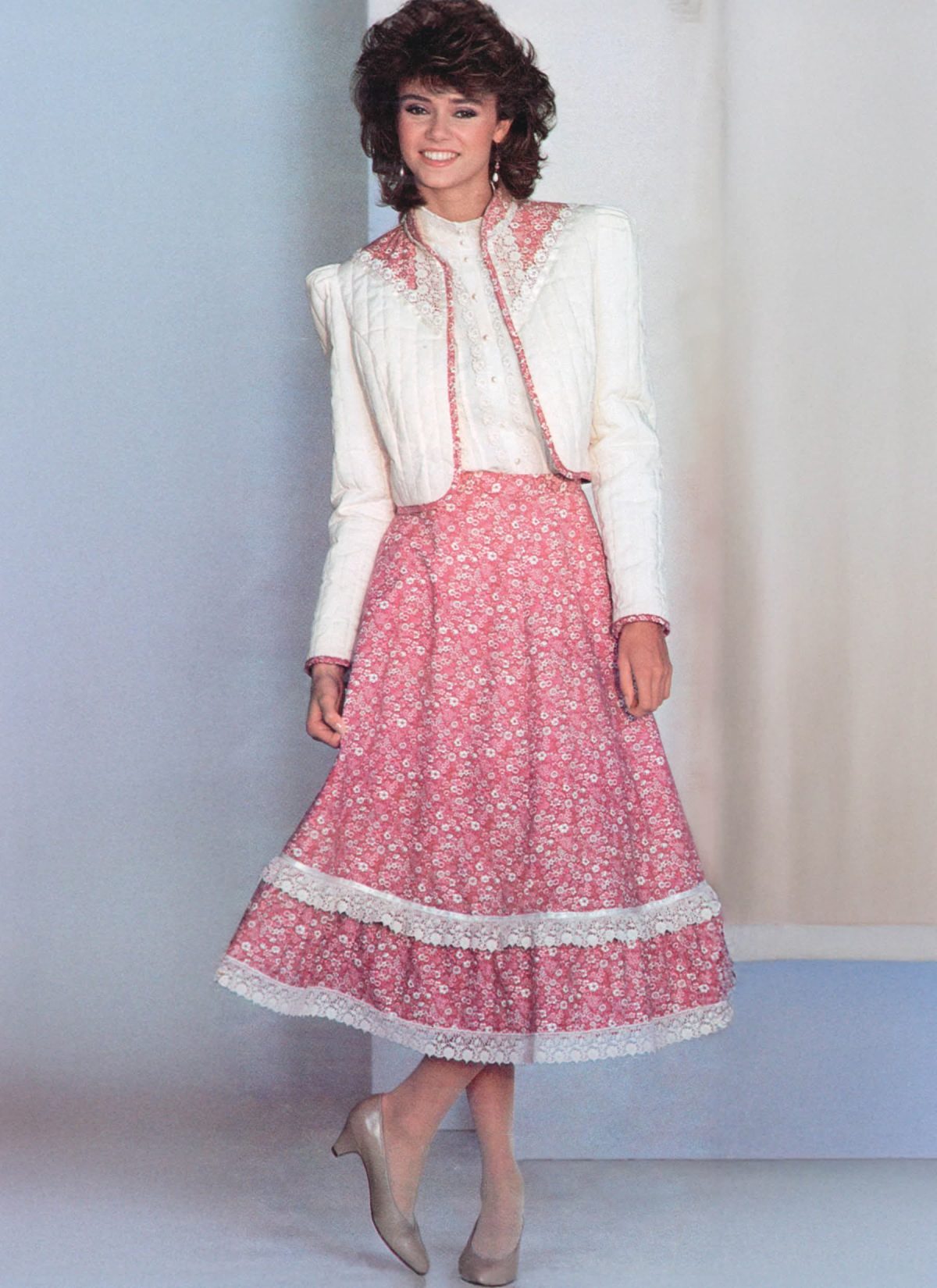 Simplicity Sewing Pattern S3214 Misses' Skirt, Blouse and Unlined Quilted Jacket by Gunne Sax by Jessica McClintock
