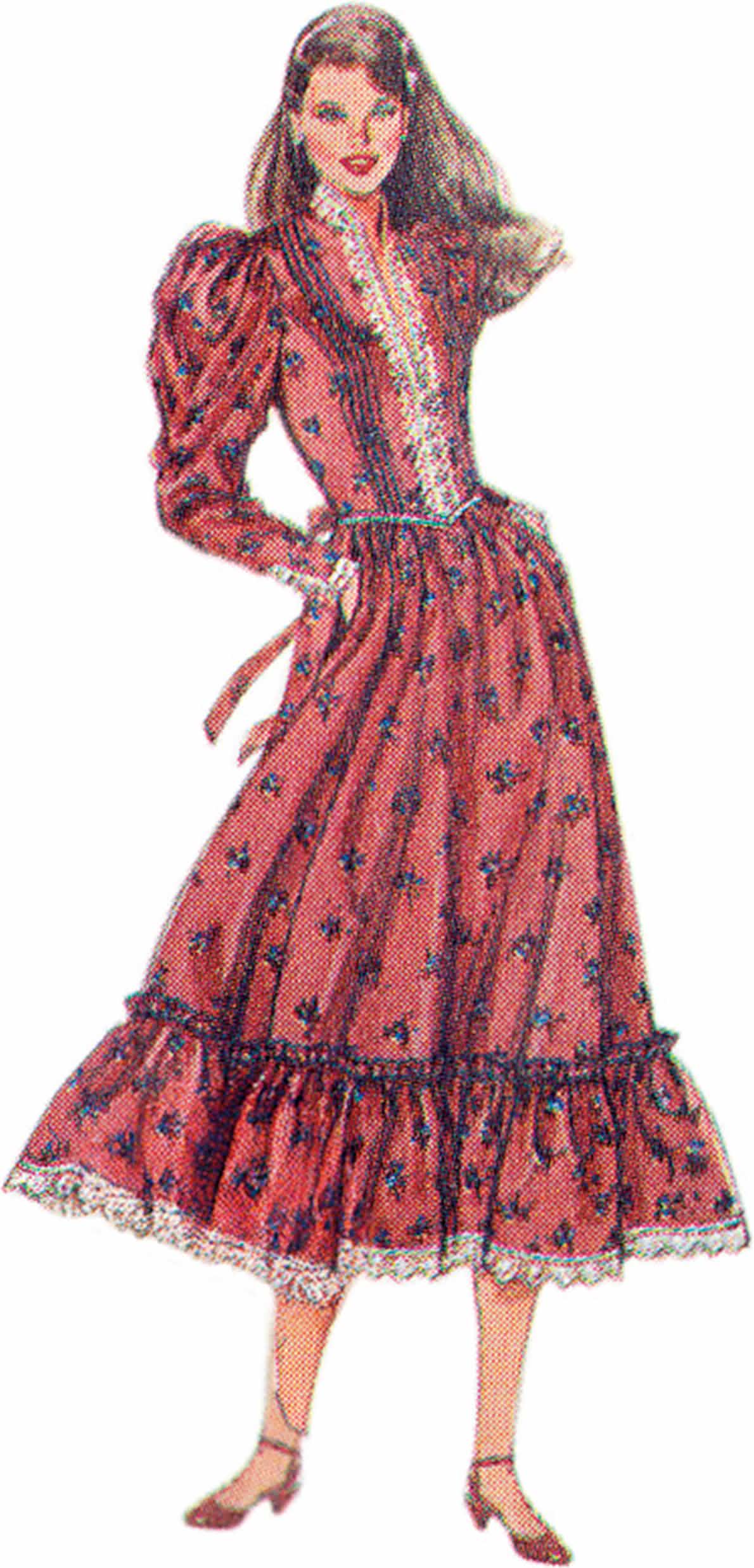 Simplicity Sewing Pattern S3215 Misses' and Miss Petite Fitted Dress in Two Lengths by Gunne Sax by Jessica McClintock
