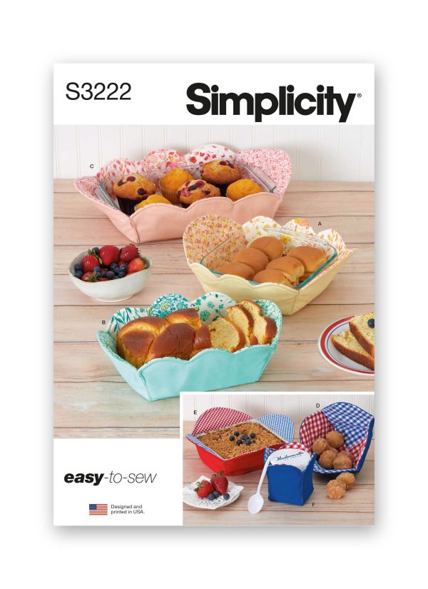 Simplicity Sewing Pattern S3222 Patchwork Cosies