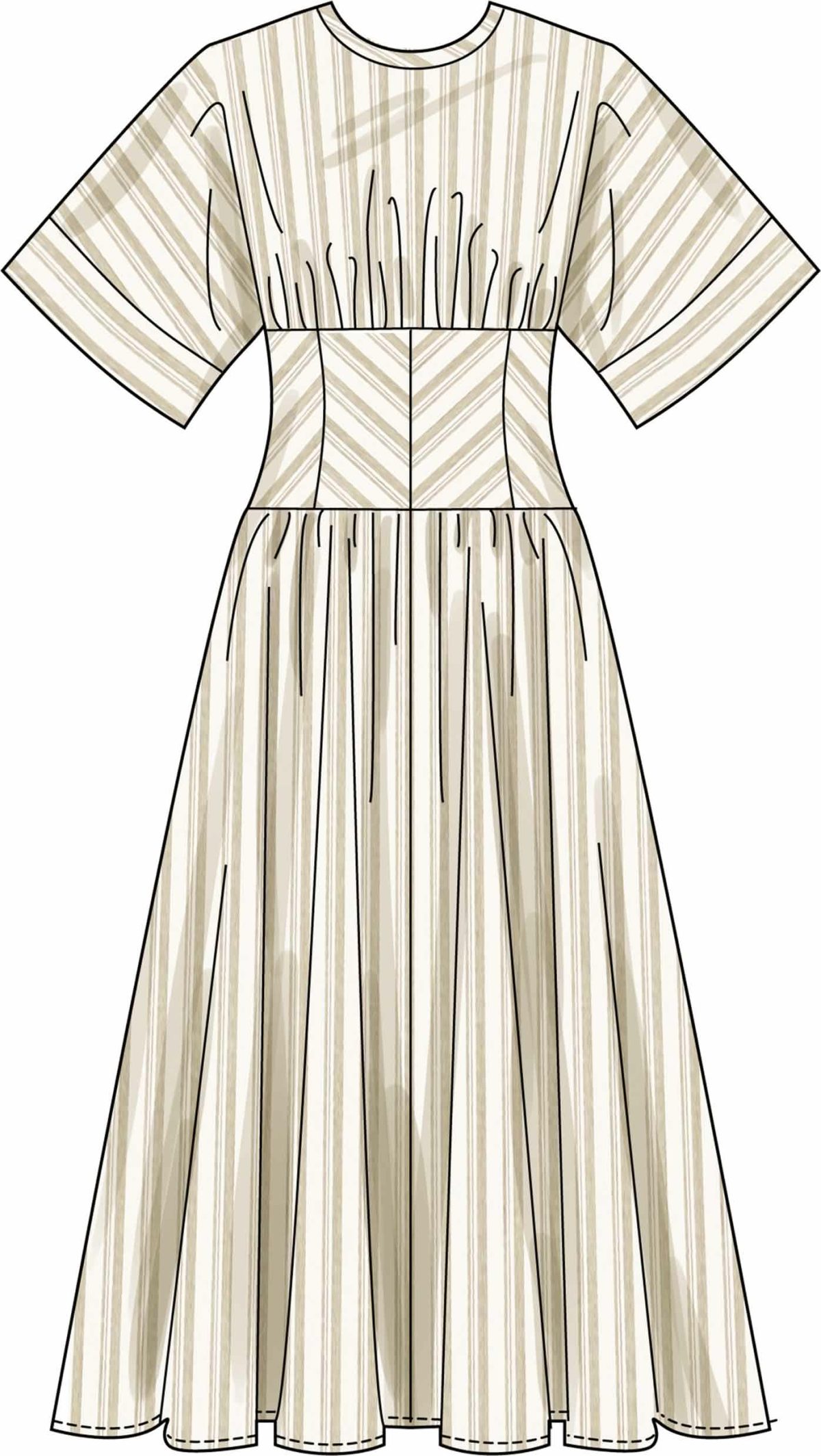 Simplicity Sewing Pattern S3229 Misses' and Women's Midi Dress in Two Lengths