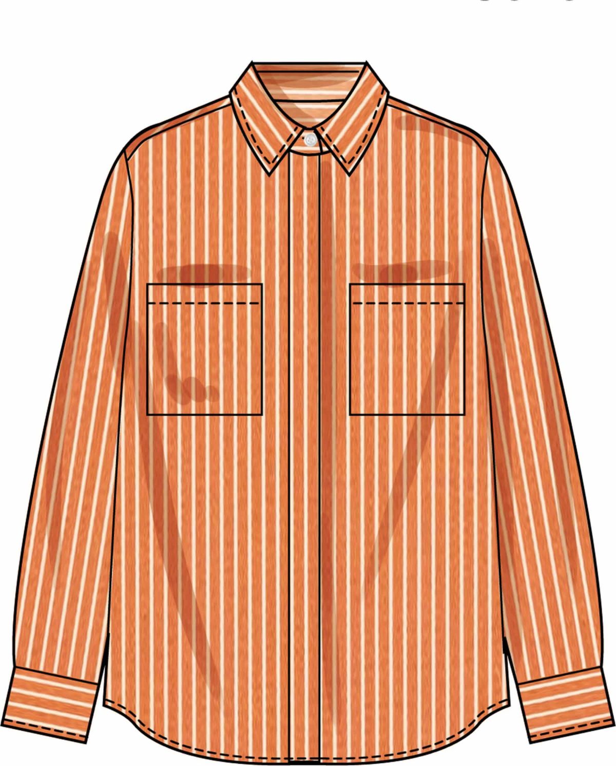 Simplicity Sewing Pattern S3232 Misses' Oversized Shirt