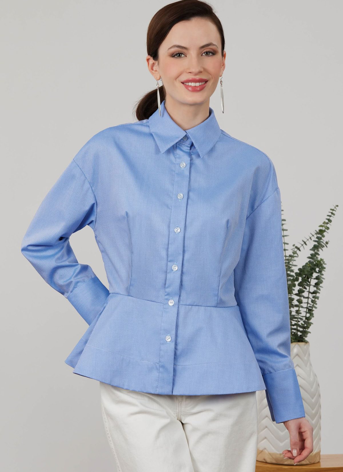 Simplicity Sewing Pattern S3234 Misses' Peplum Shirt