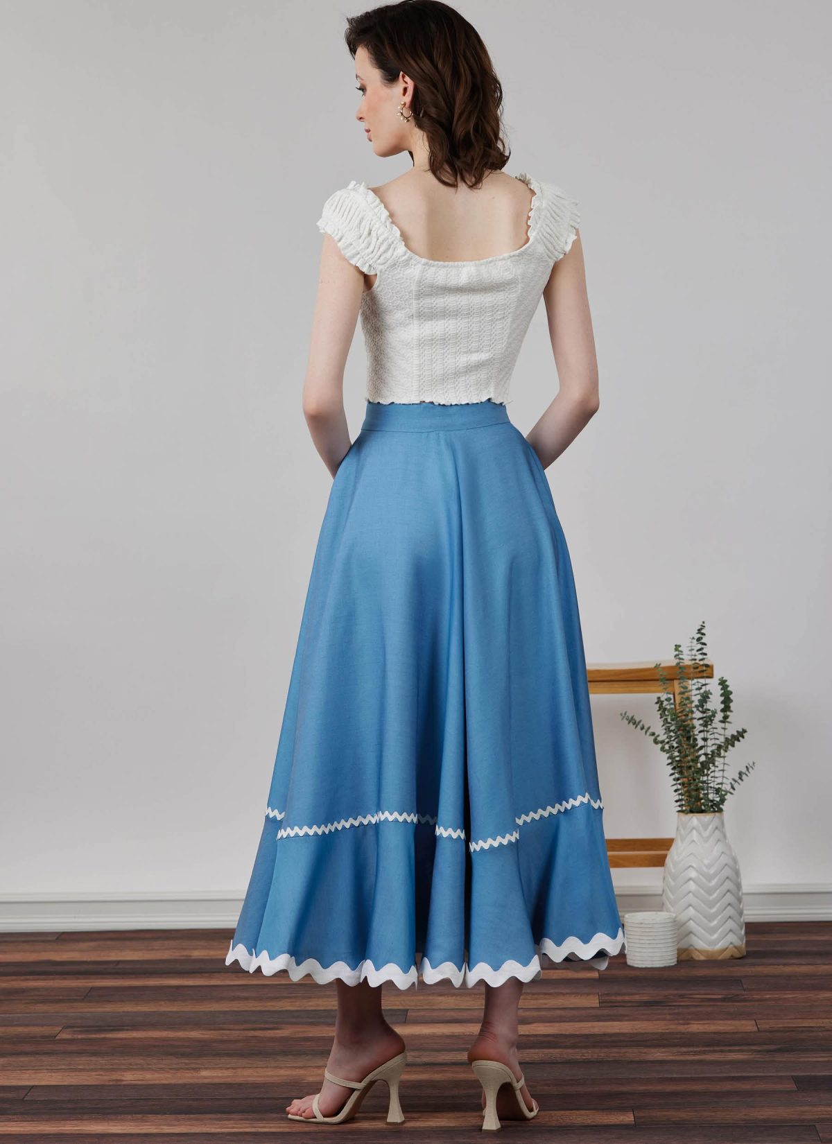 Simplicity Sewing Pattern S3235 Misses' Wrap Midi Skirt