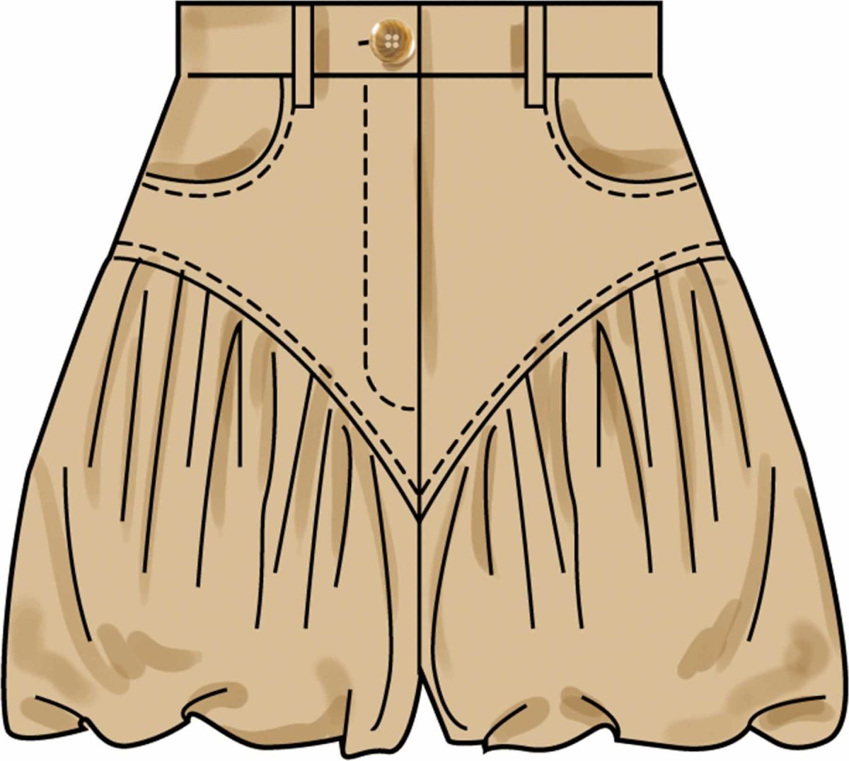 Simplicity Sewing Pattern S3236 Misses' Wide and Balloon Leg Trousers and Shorts