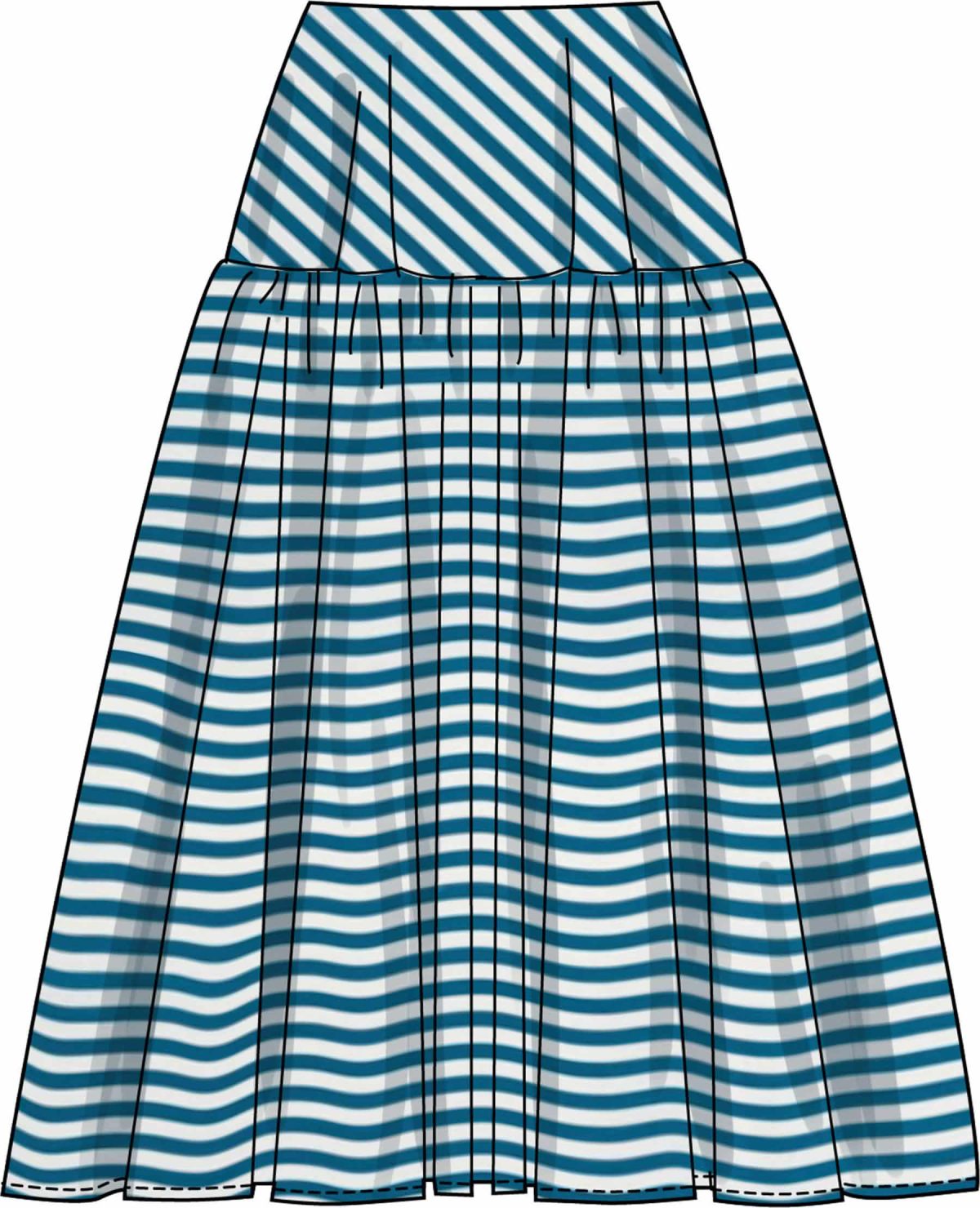 Simplicity Sewing Pattern S3237 Misses' Skirt in Three Lengths