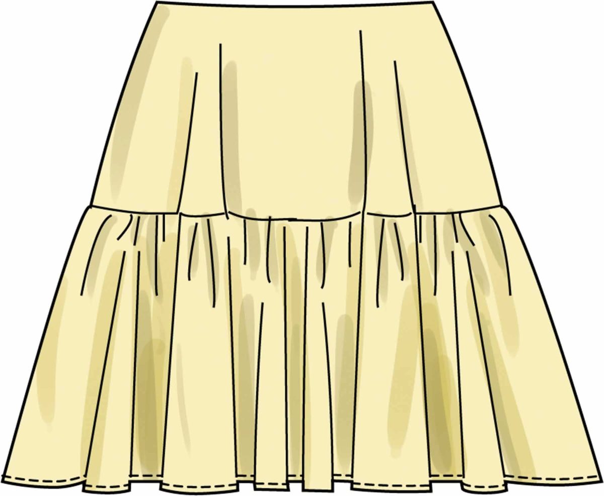 Simplicity Sewing Pattern S3237 Misses' Skirt in Three Lengths