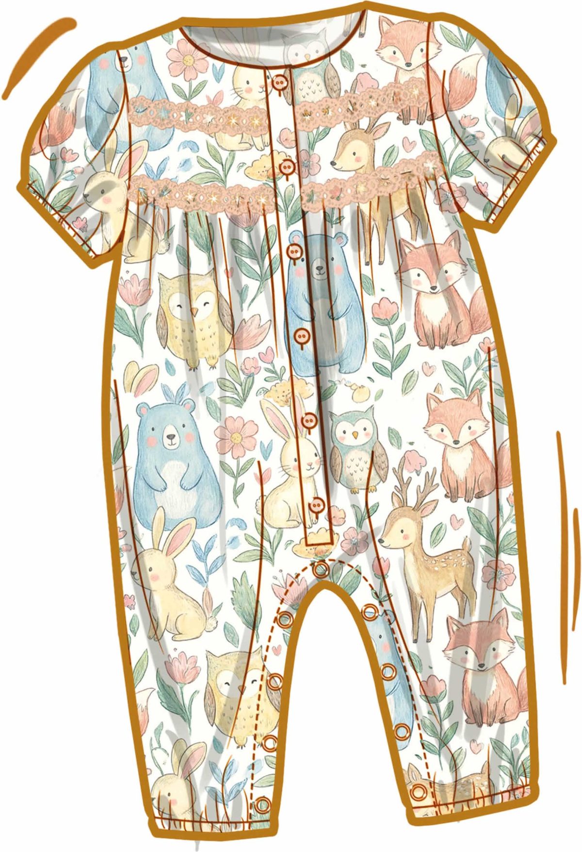 Simplicity Sewing Pattern S3242 Babies' Rompers and Jumpsuits