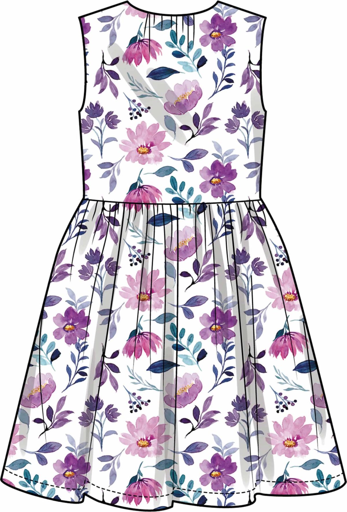 Simplicity Sewing Pattern S3244 Children's Dresses, Bolero and Headband in Three Sizes