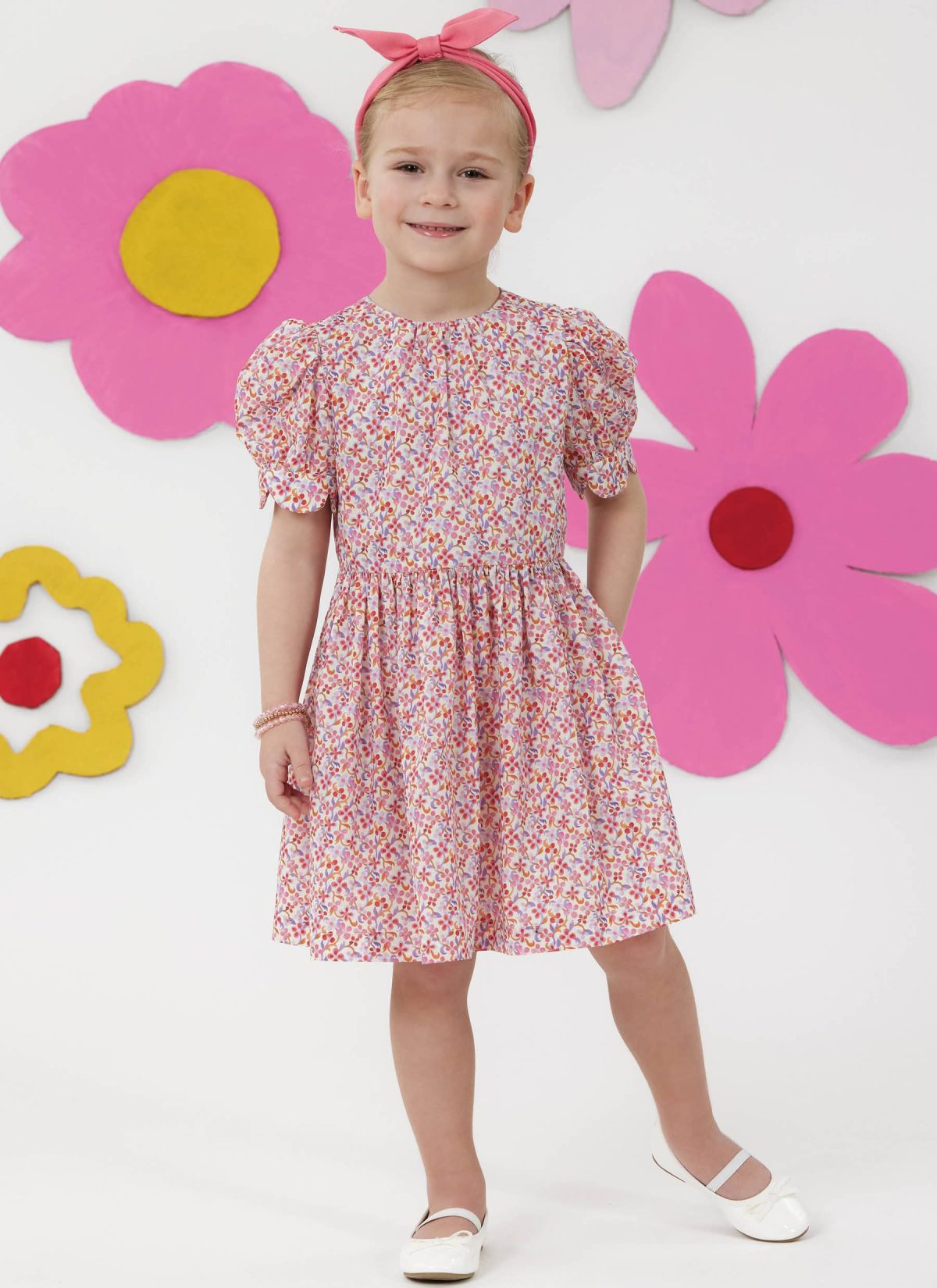 Simplicity Sewing Pattern S3244 Children's Dresses, Bolero and Headband in Three Sizes