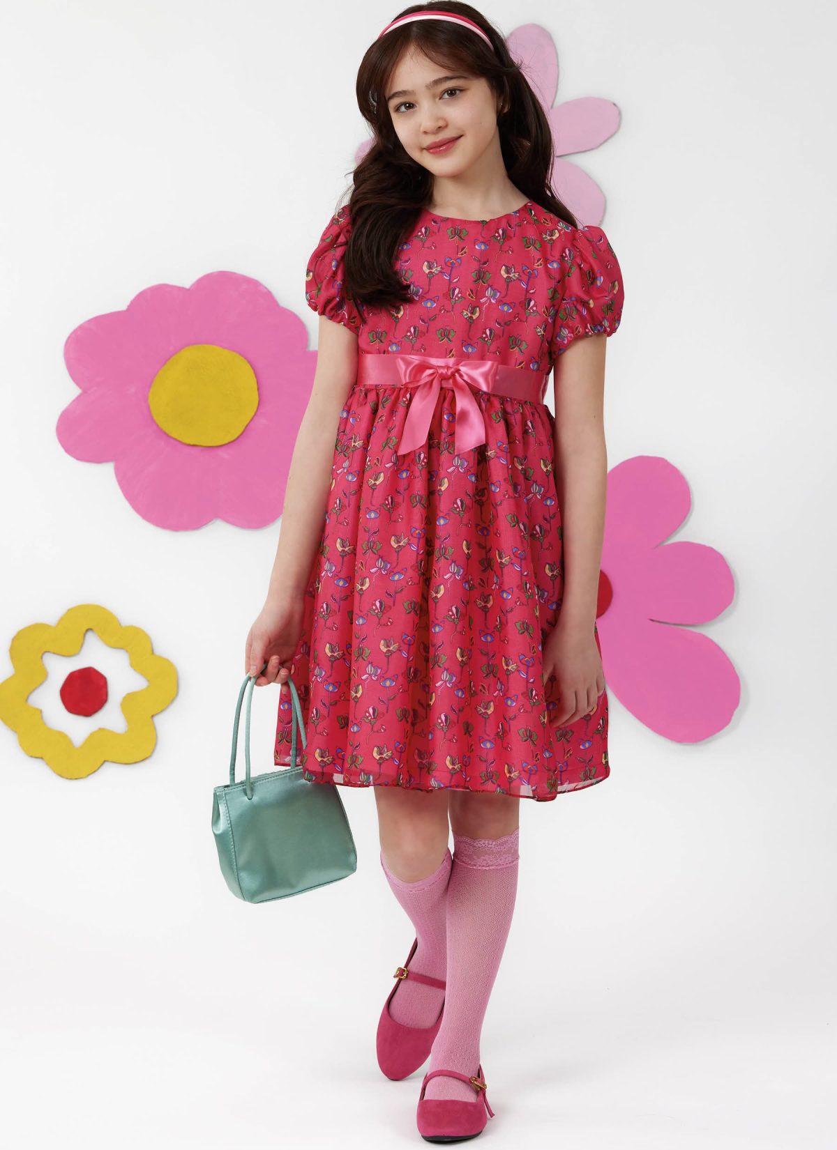 Simplicity Sewing Pattern S3245 Girls' Dress with Sleeve Variations