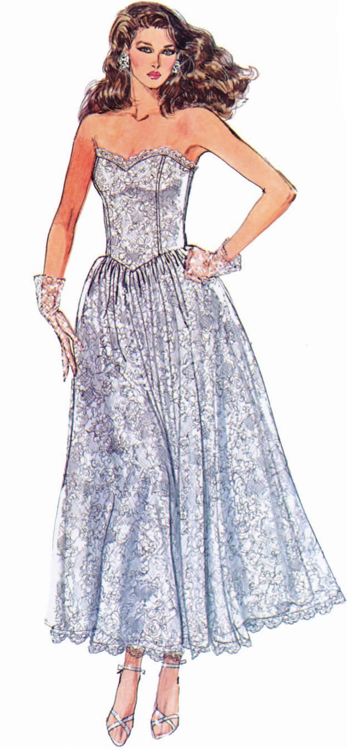 Simplicity Sewing Pattern S3246 Misses' and Miss Petite Lined Dresses by Jessica McClintock