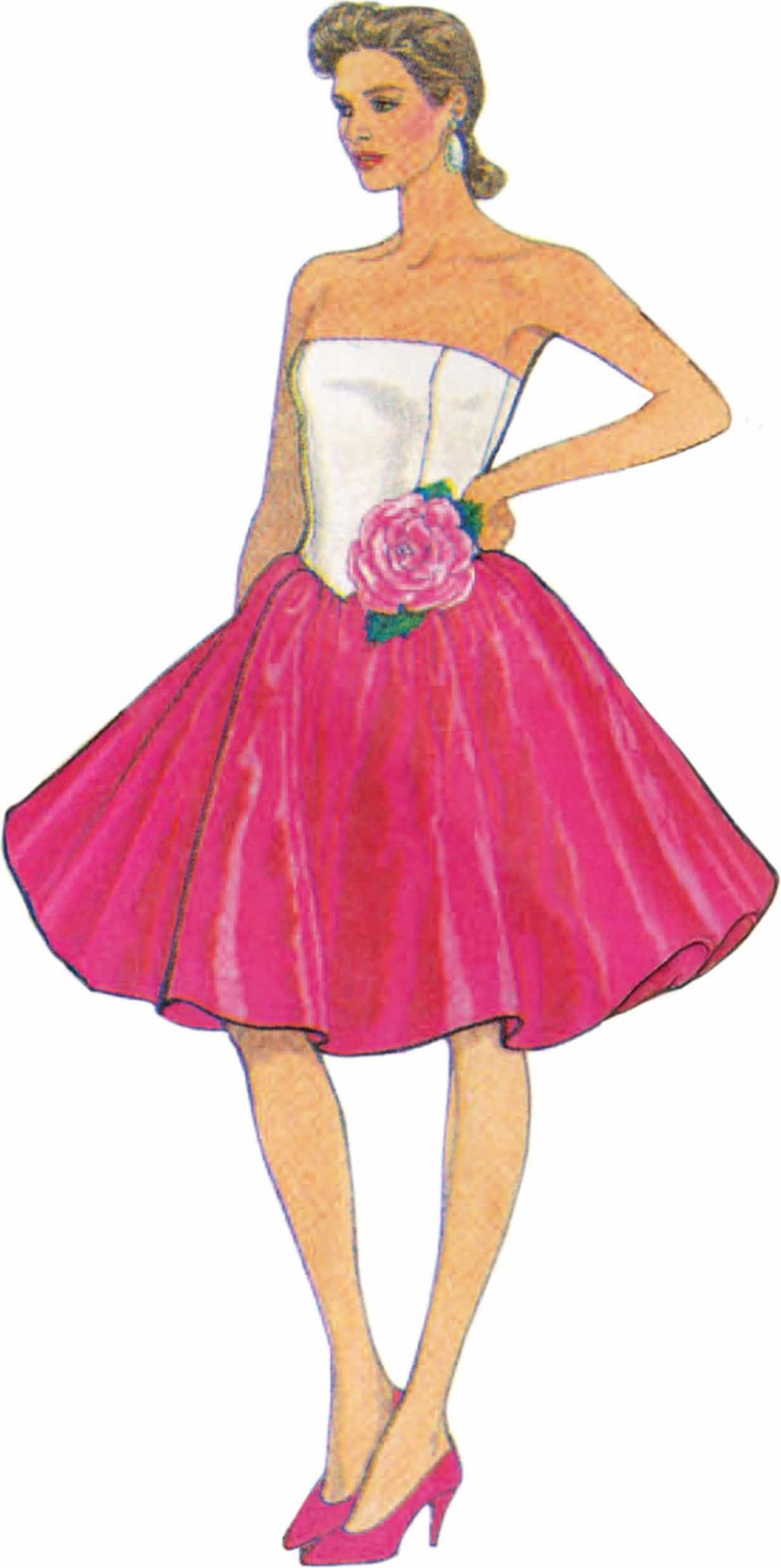 Simplicity Sewing Pattern S3247 Misses' and Miss Petite Dresses Gunne Sax by Jessica McClintock
