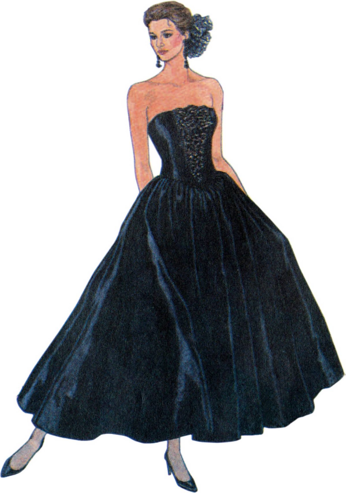 Simplicity Sewing Pattern S3247 Misses' and Miss Petite Dresses Gunne Sax by Jessica McClintock