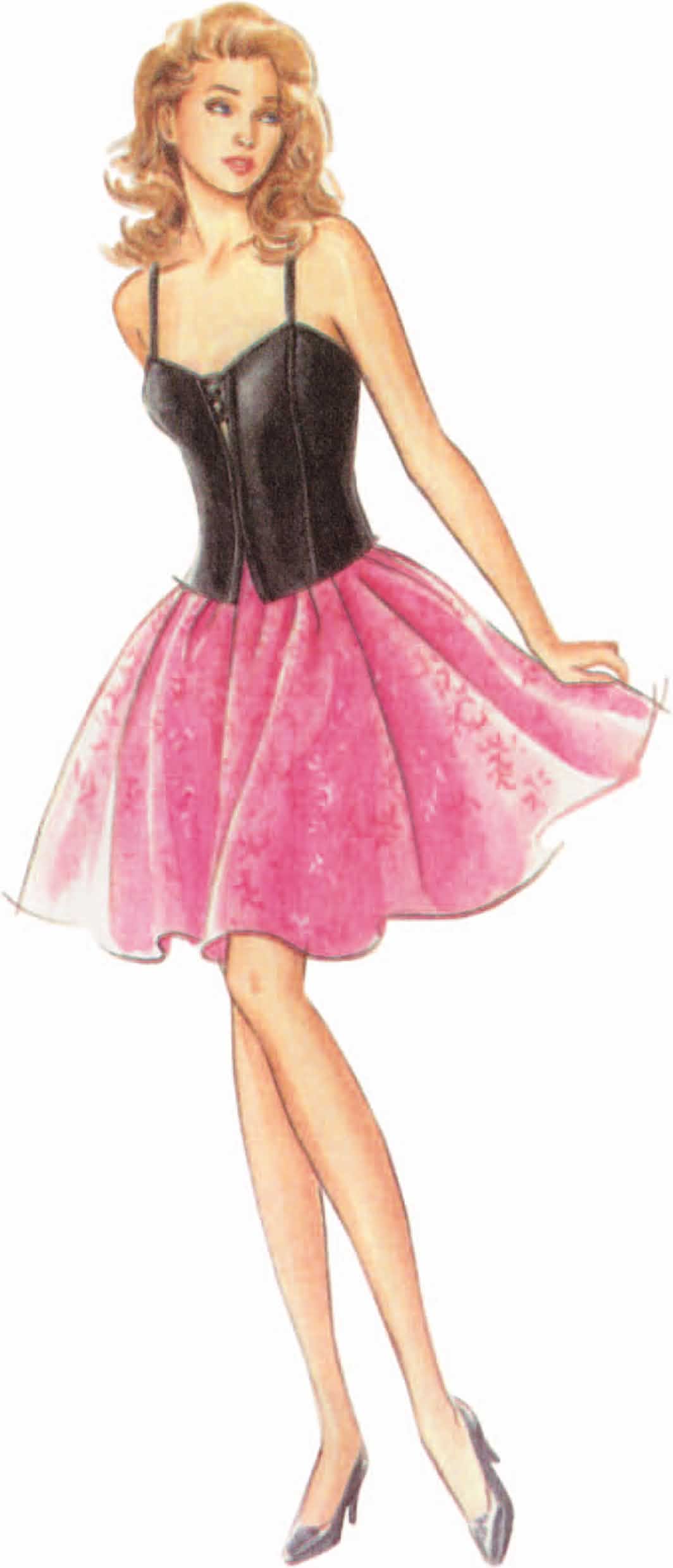 Simplicity Sewing Pattern S3249 Misses' and Miss Petite Two Piece Dress by Jessica McClintock
