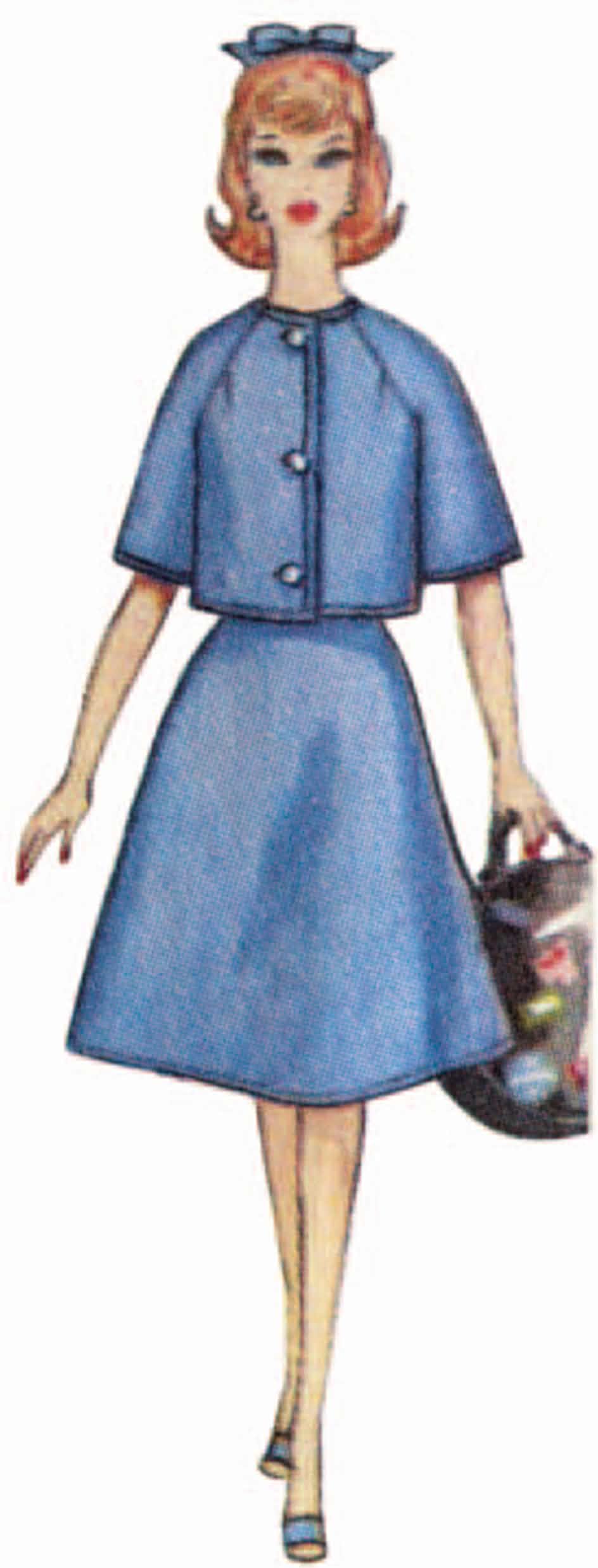 Simplicity Sewing Pattern S3261 Vintage 11 1/2" Doll Clothes