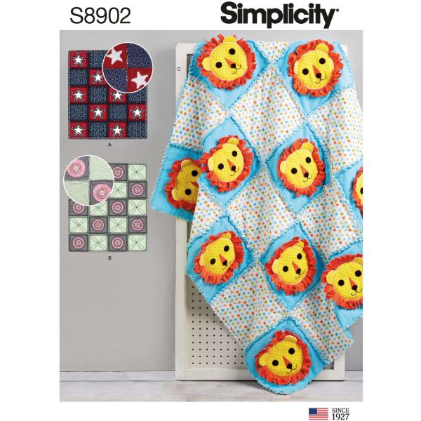 Simplicity Sewing Pattern S8902 Rag Quilts
