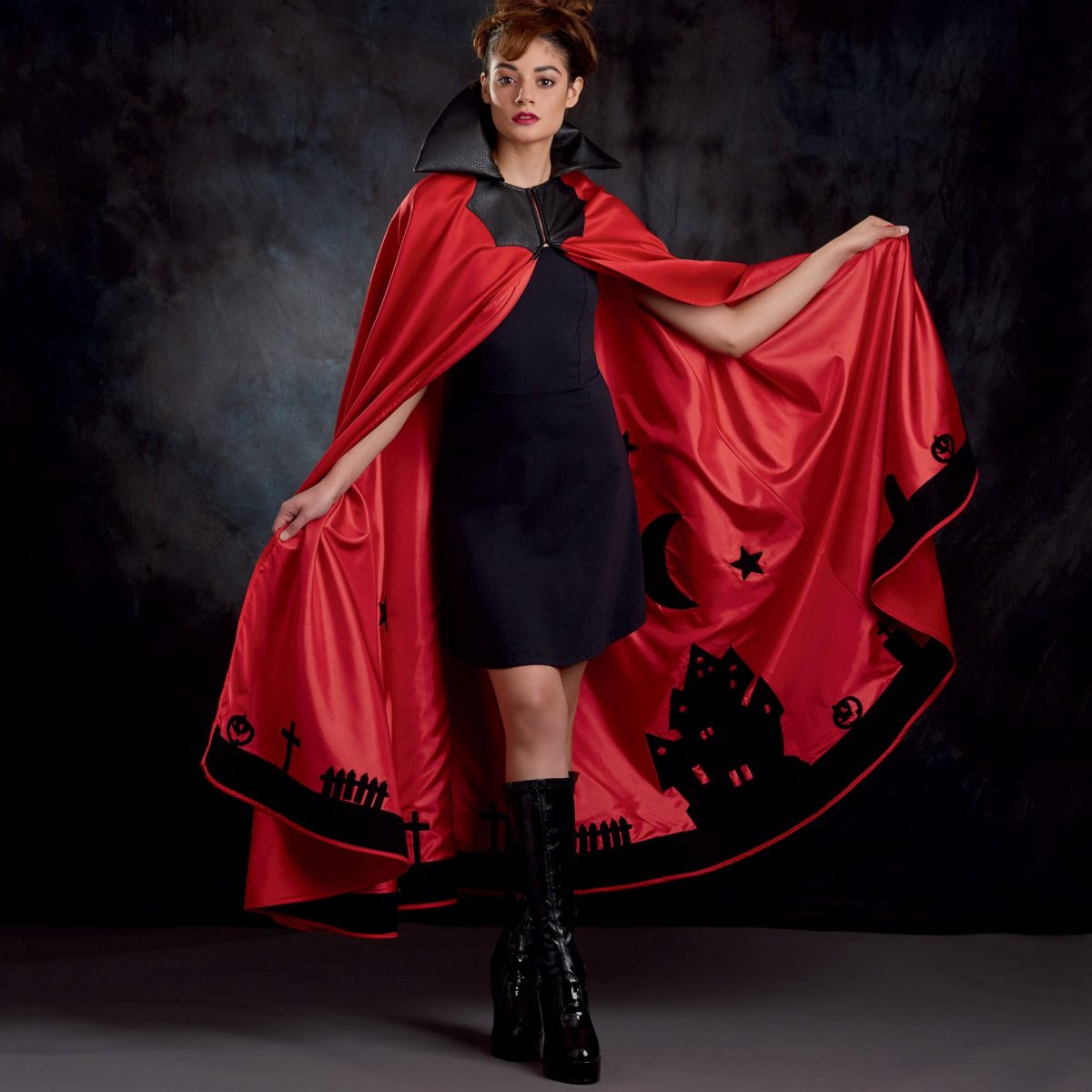Simplicity Sewing Pattern S9008 Misses' Cape with Tie Costumes