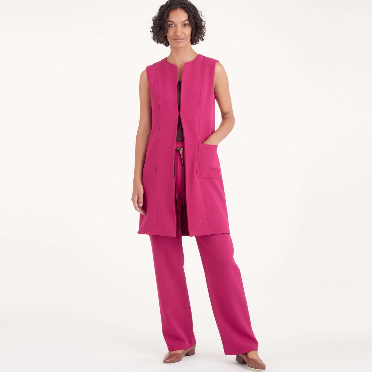 Simplicity Sewing Pattern S9184 Misses' and Women's Waistcoat and Trousers