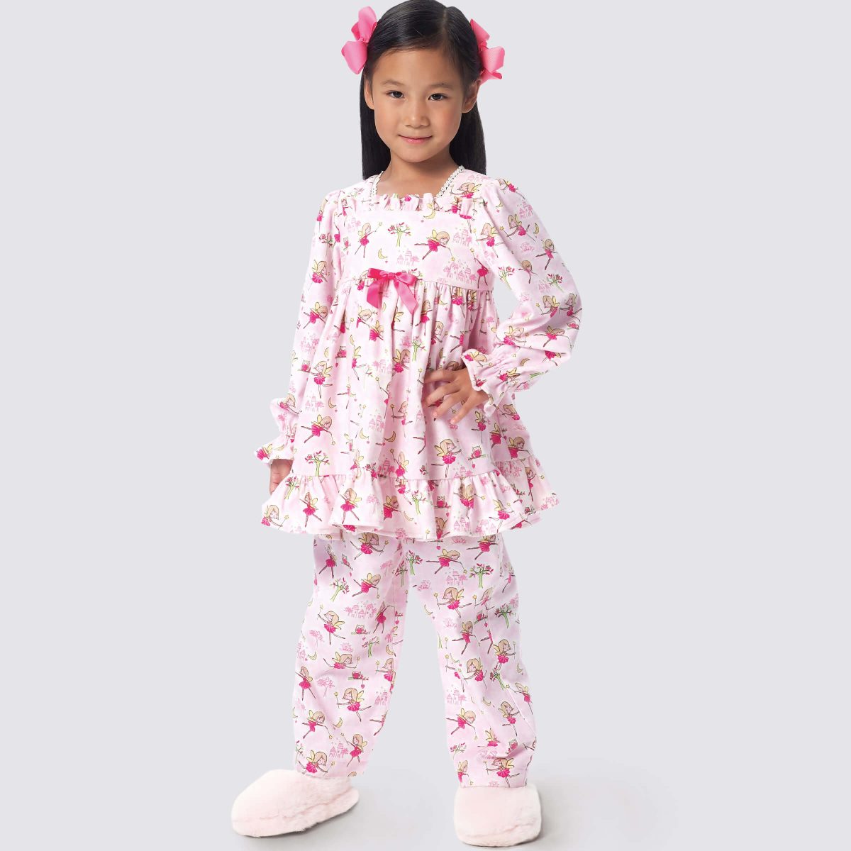 Simplicity Sewing Pattern S9204 Children's/Girls' Gathered Tops, Dresses, Gown and Trousers