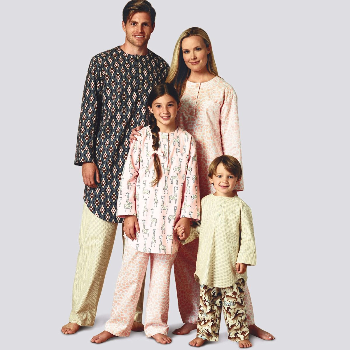 Simplicity Sewing Pattern S9218 Misses', Men's and Children's Tunic and Trousers